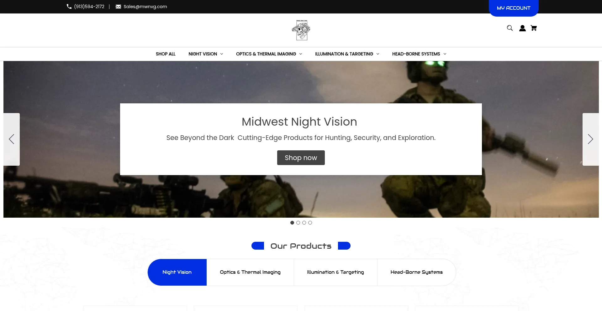 Website screenshot of Mwnvg.com
