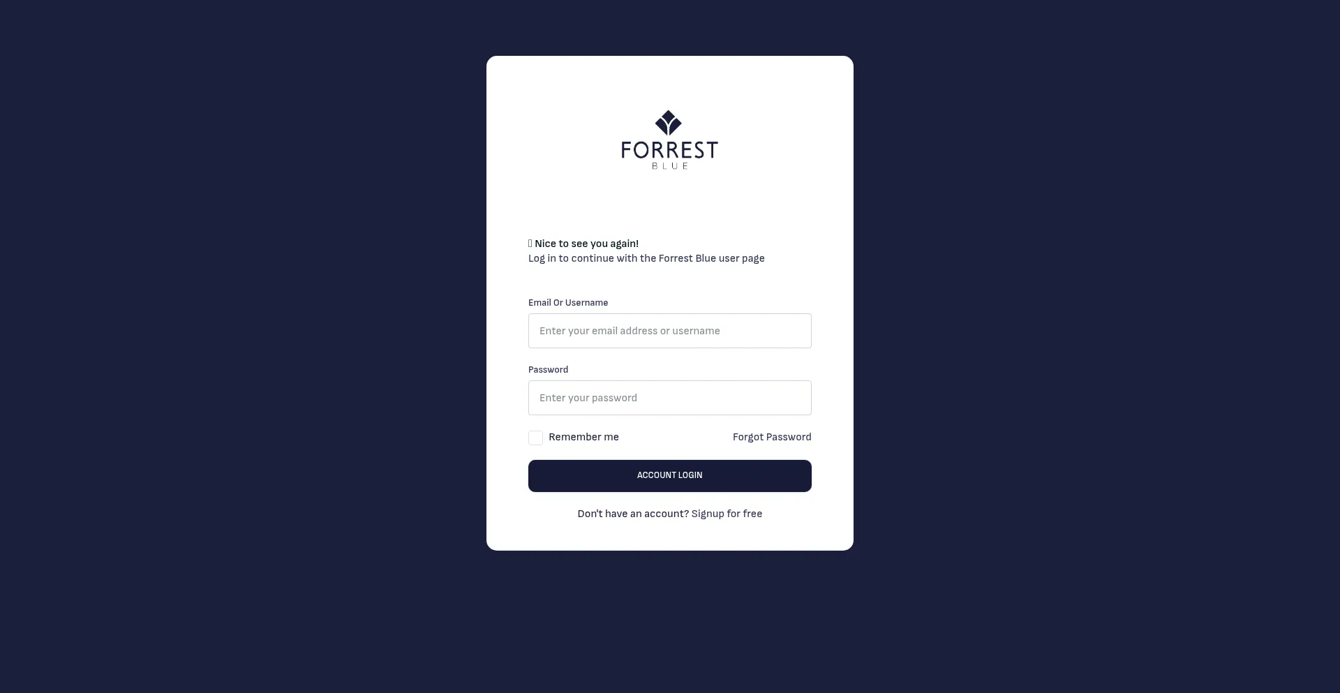 My.forrest-blue.com