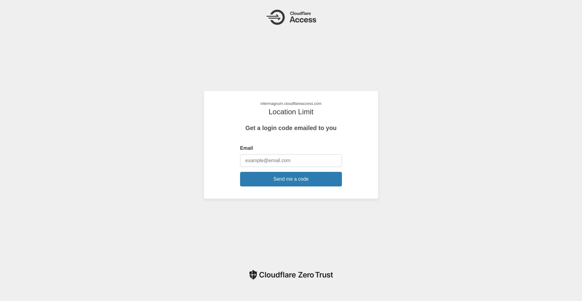 Website screenshot of My.intermagnum.com