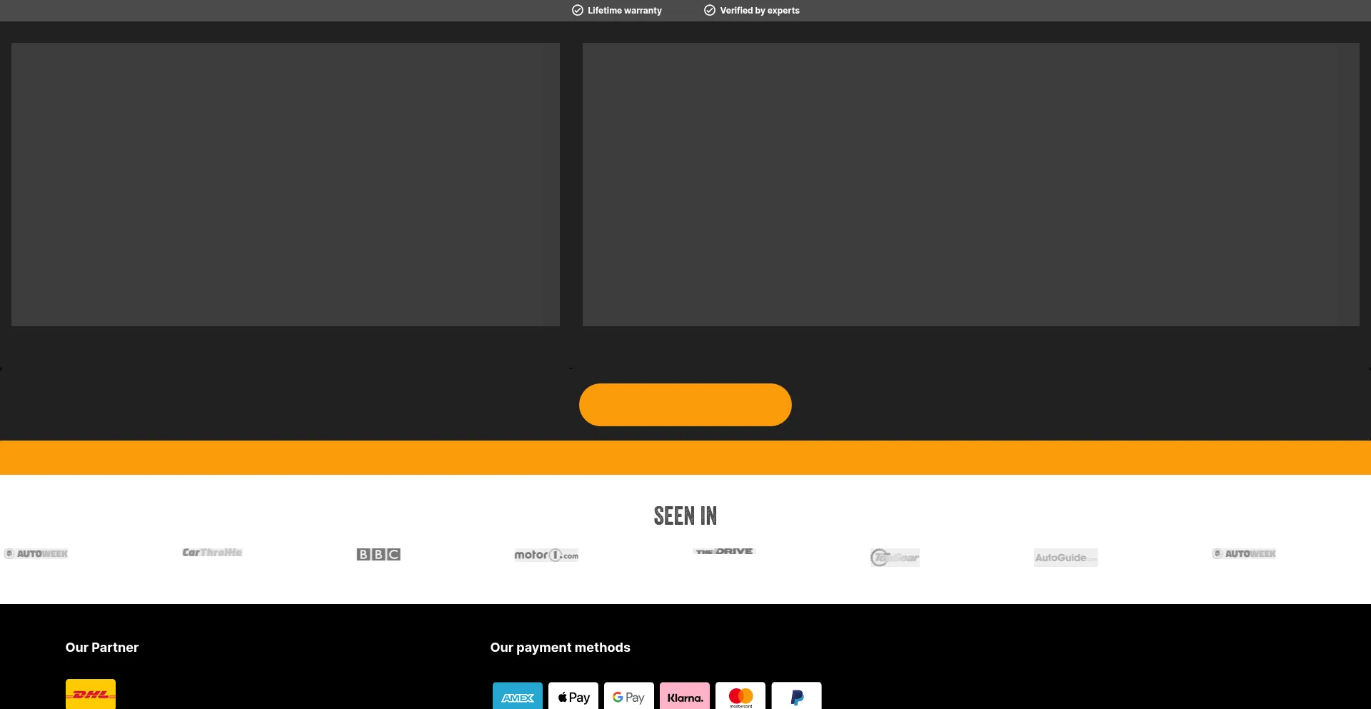 Website screenshot of Mycarly.com