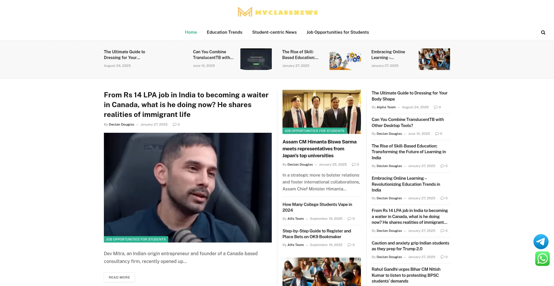 Myclassnews.com