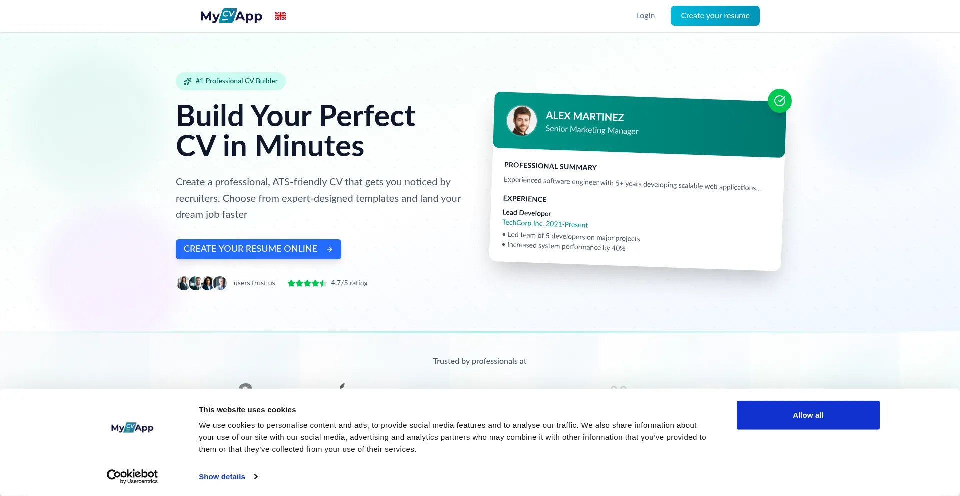 Mycvapp.com