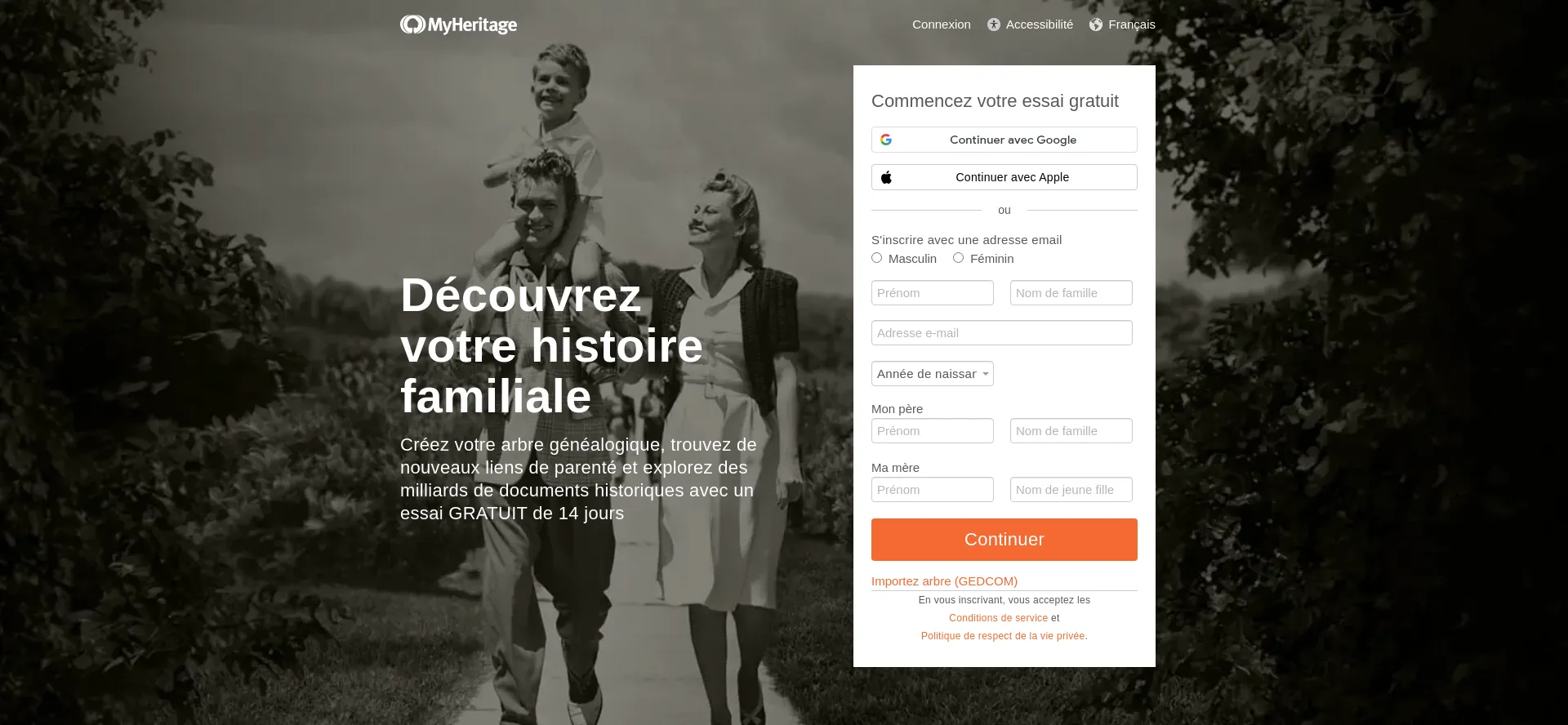 Myheritage.fr