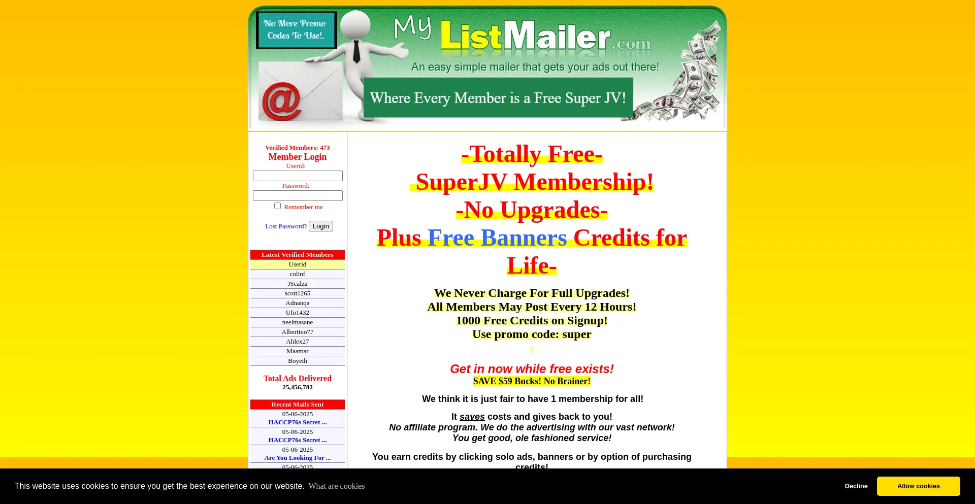 Mylistmailer.com