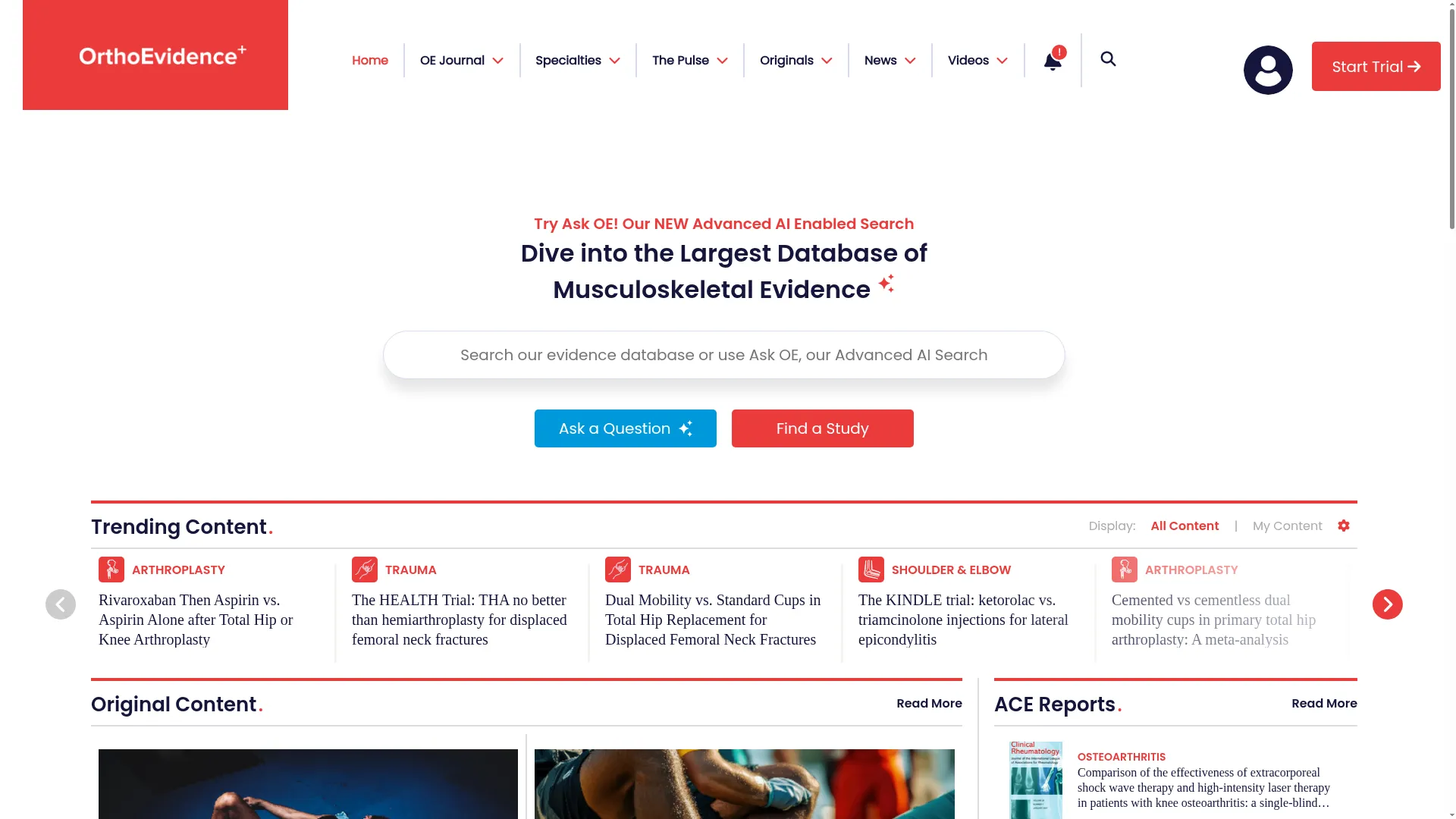 Myorthoevidence.com