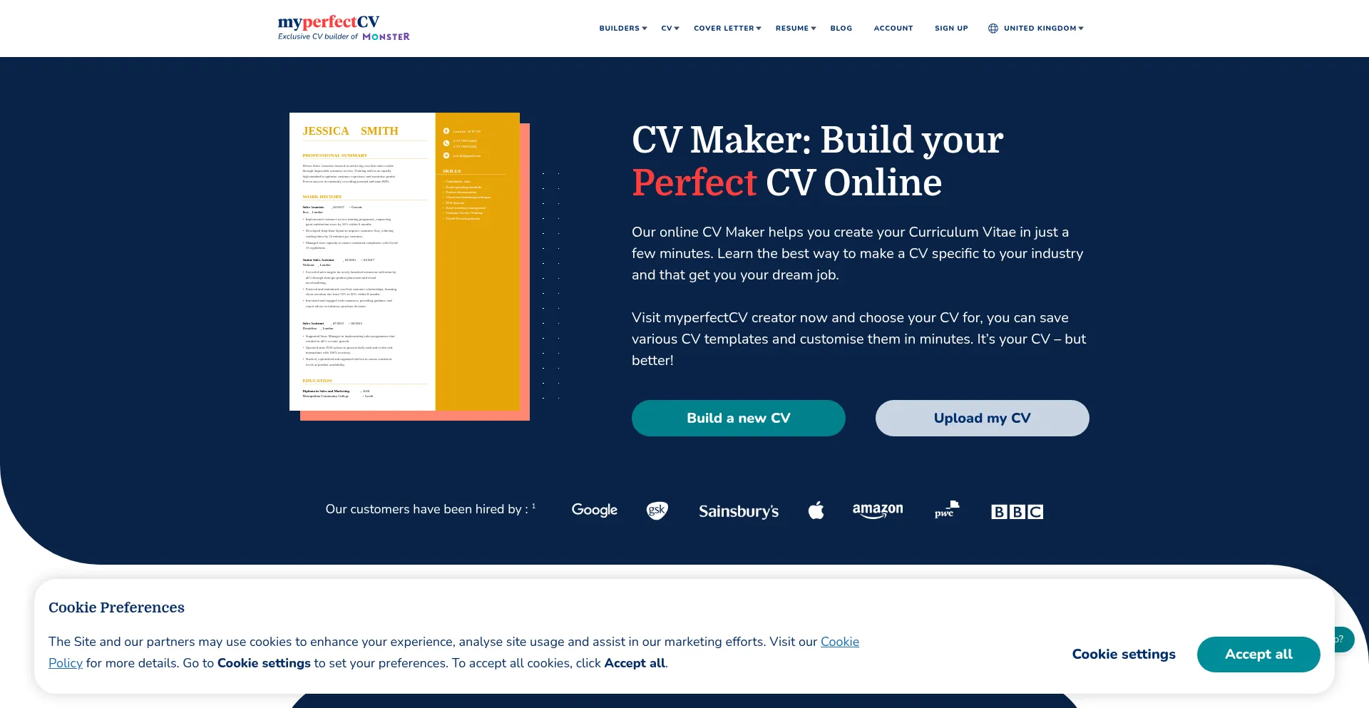 Myperfectcv.co.uk