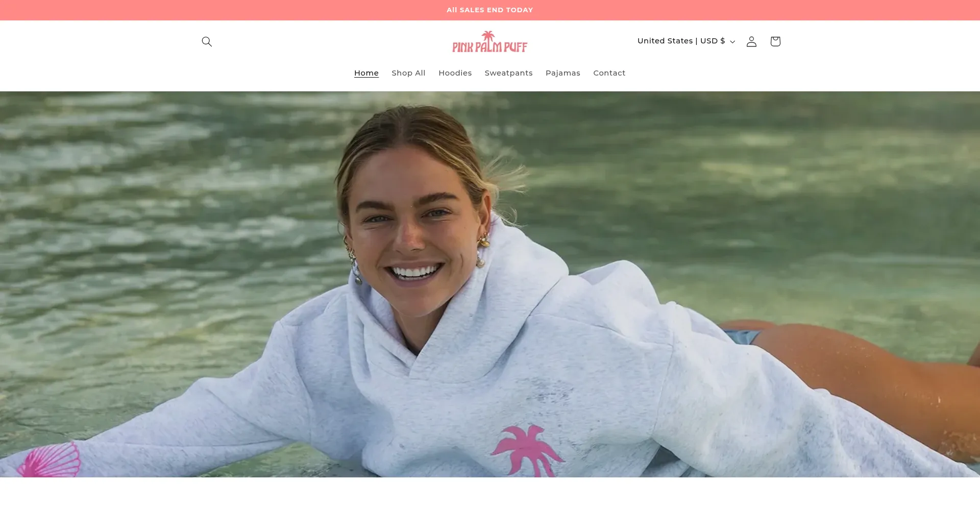 Website screenshot of Mypinkpalmpuff.co