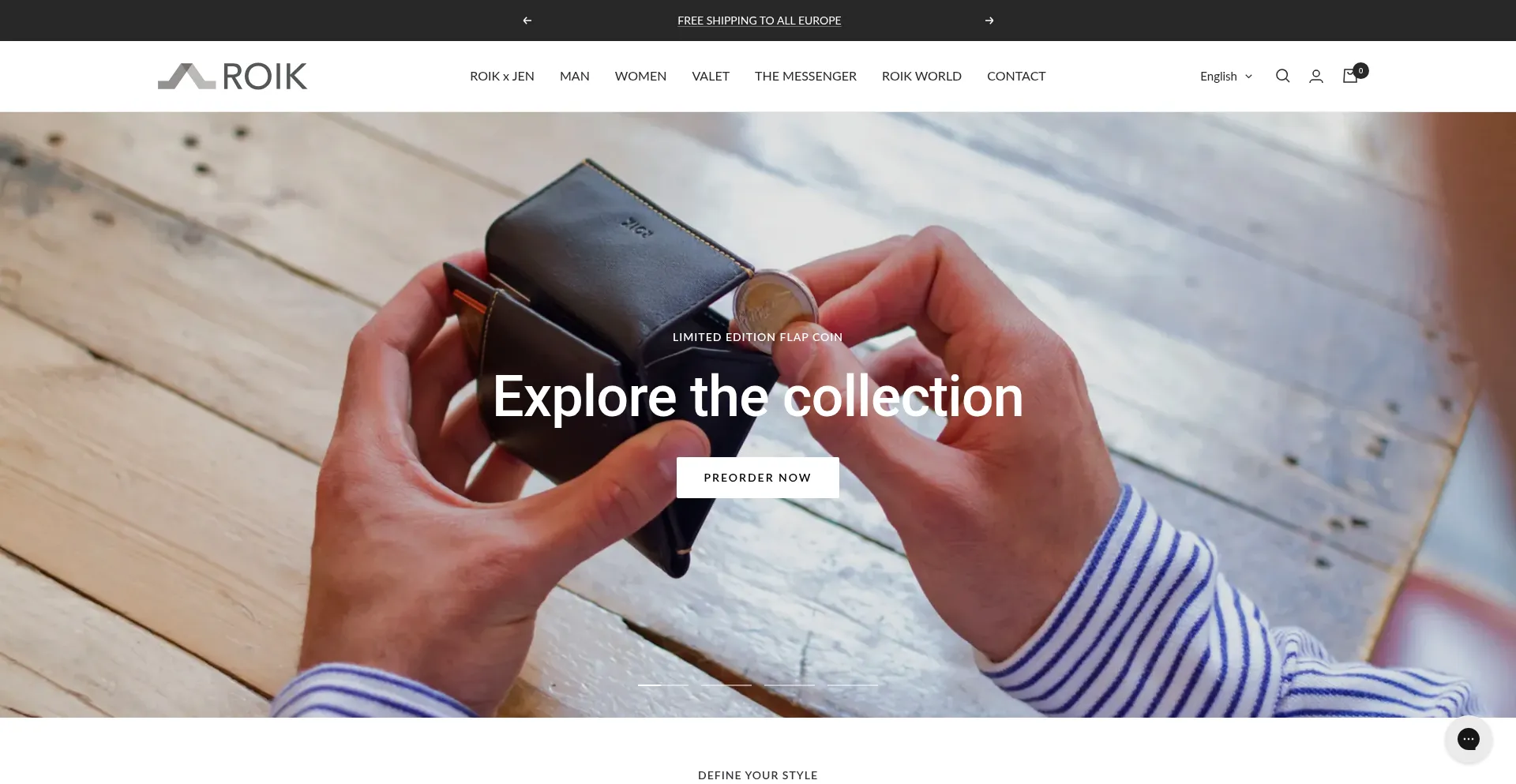 Website screenshot of Myroik.com