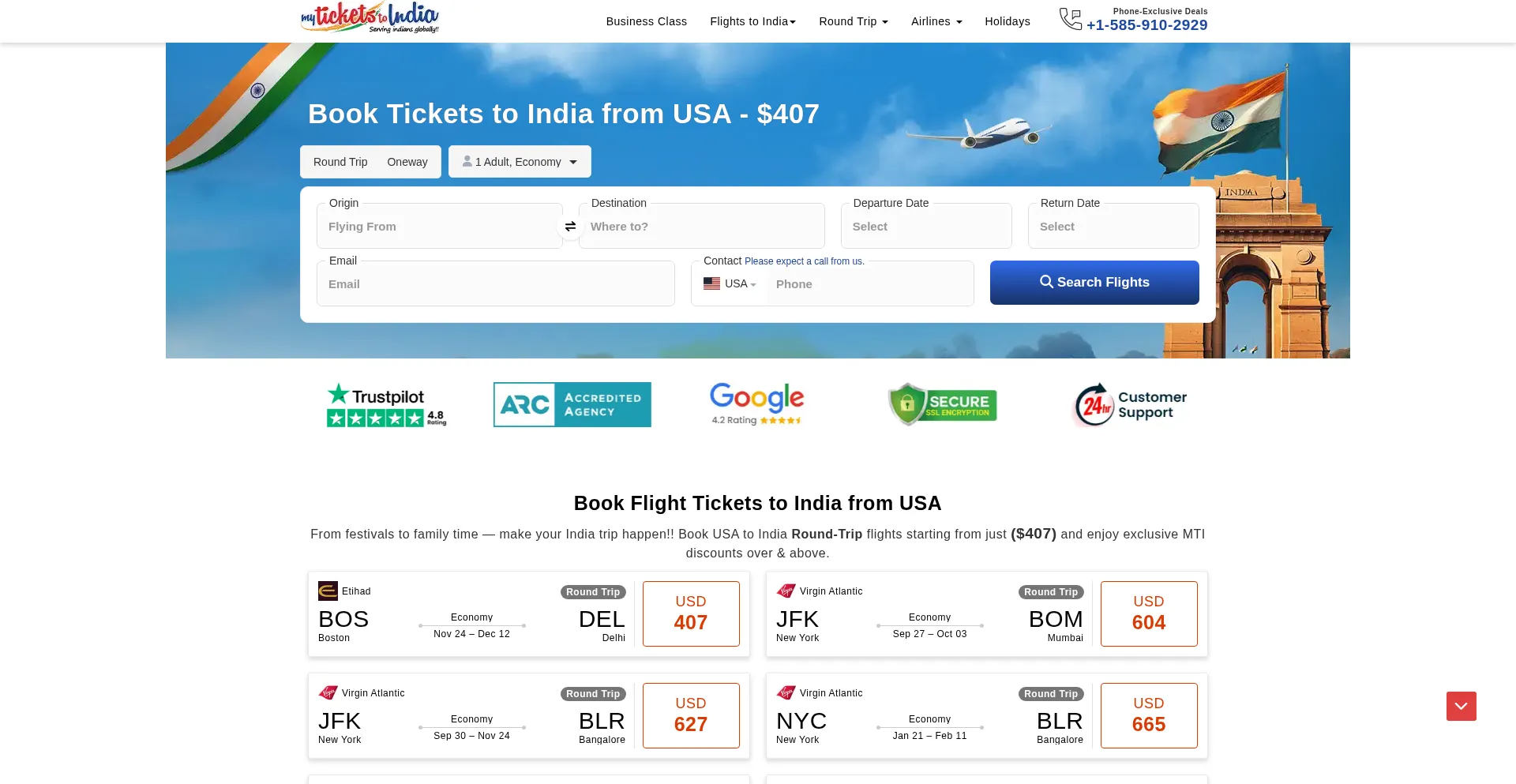 Myticketstoindia.com