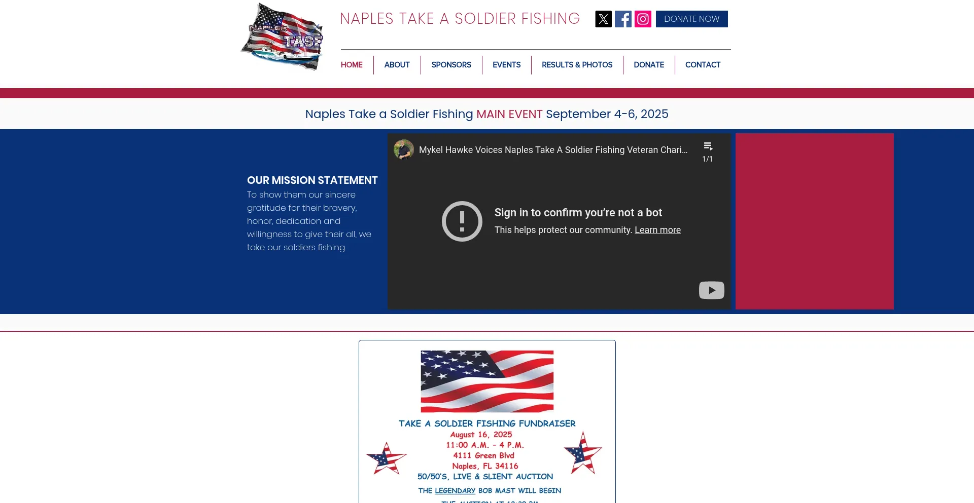 Website screenshot of Naplestasf.com