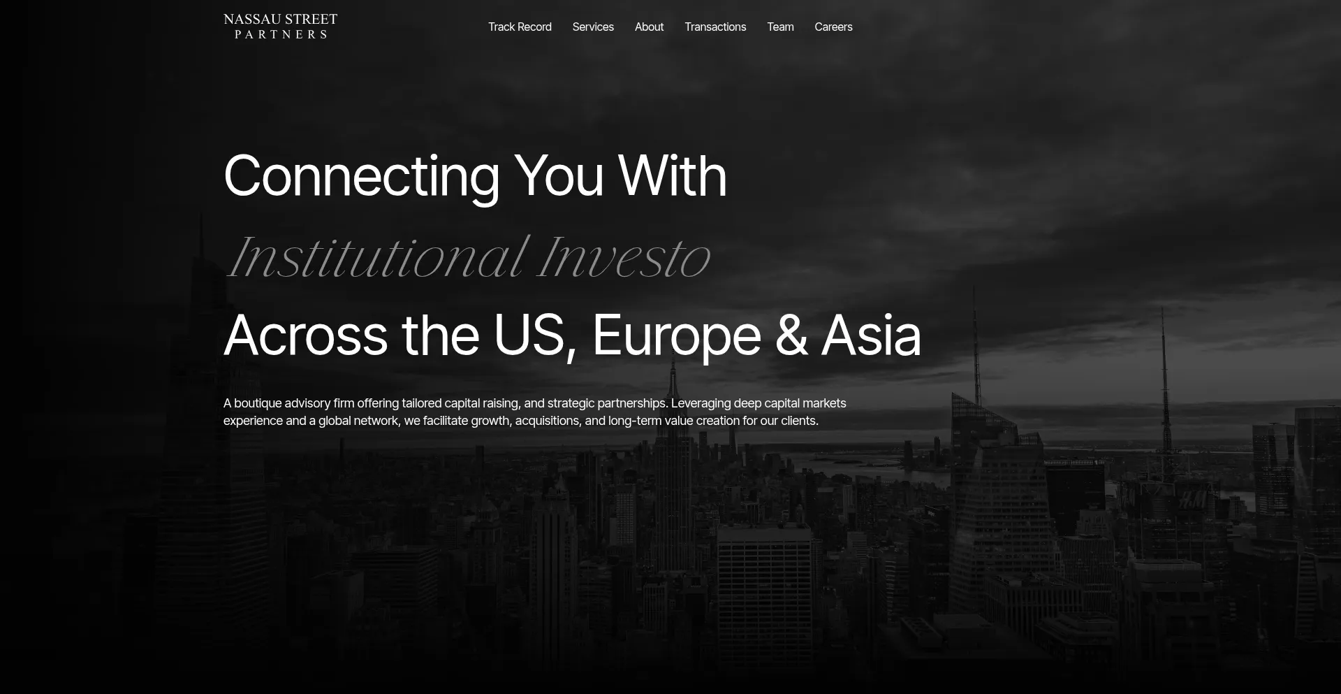 Website screenshot of Nassauriskgrowthvc.com