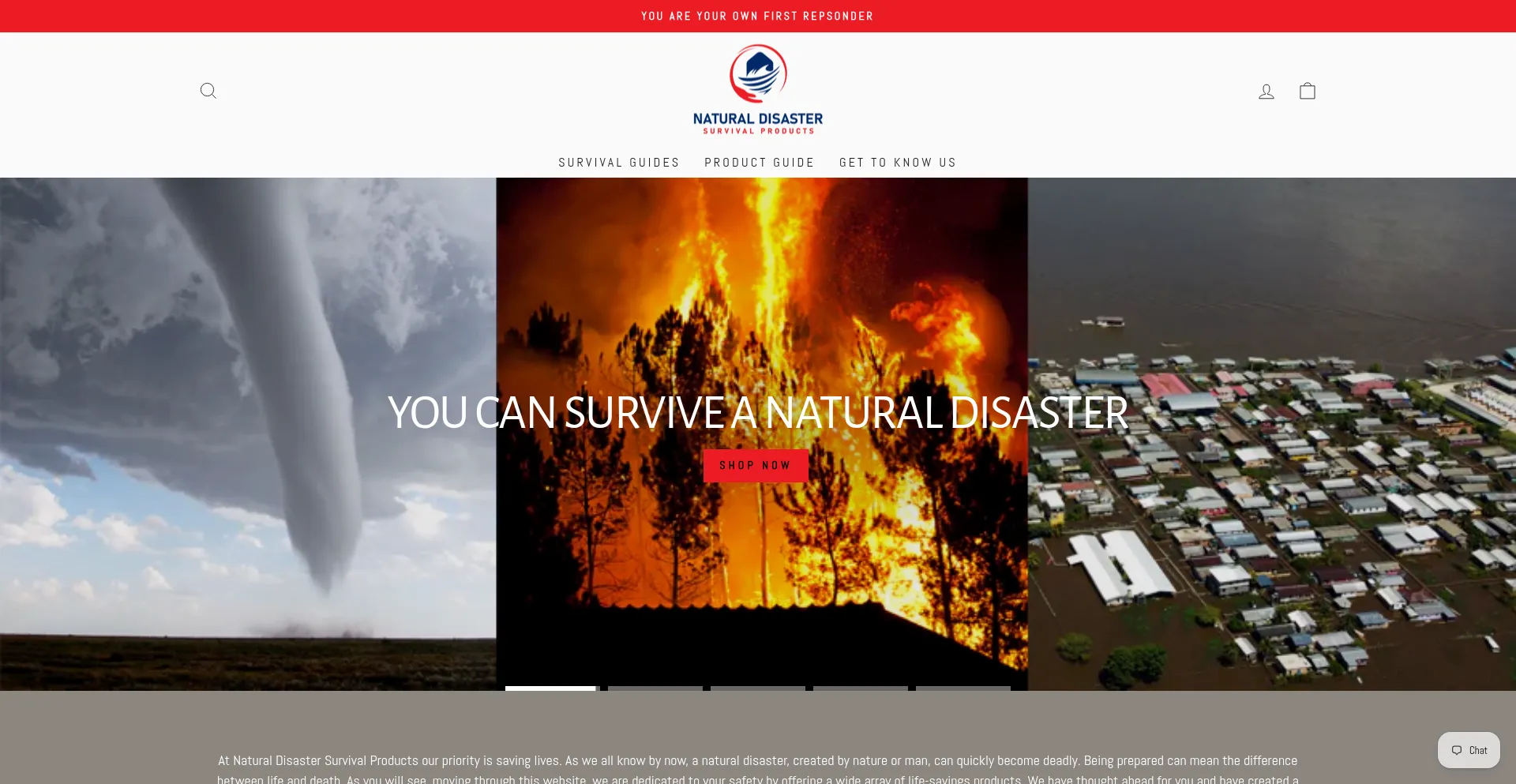 Naturaldisastersurvivalproducts.com