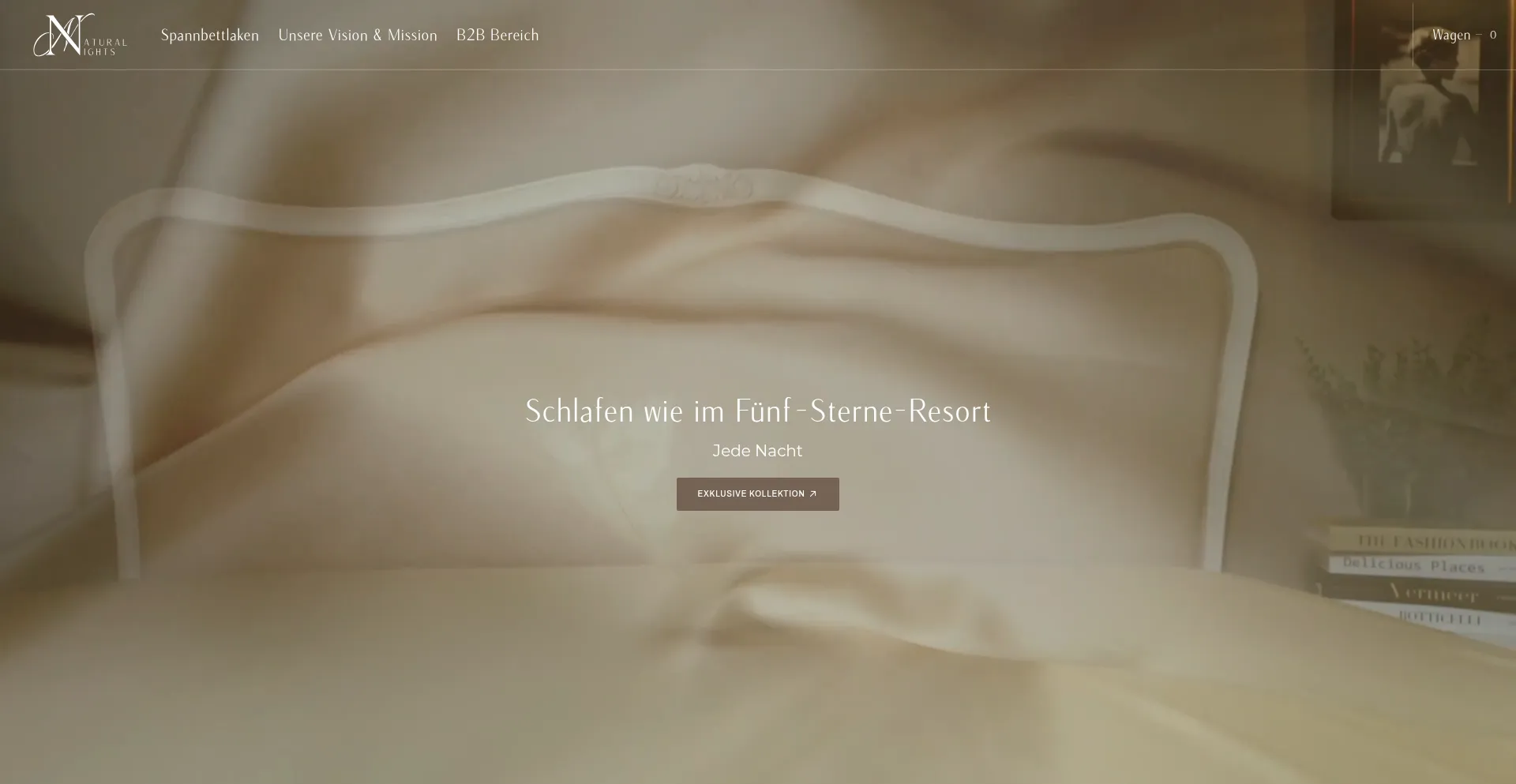 Website screenshot of Naturalnights.shop