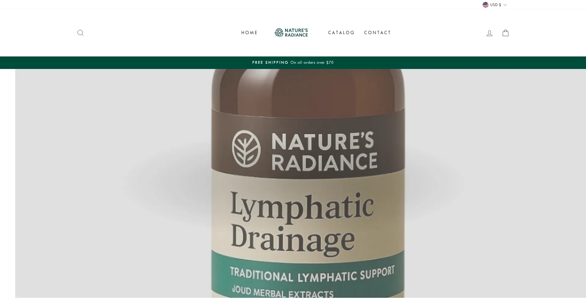 Website screenshot of Naturesradiance.store