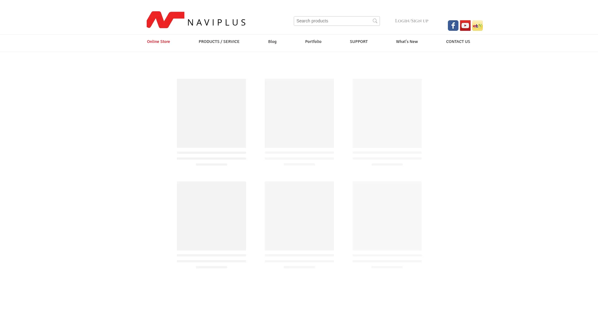 Website screenshot of Naviplus.com.au