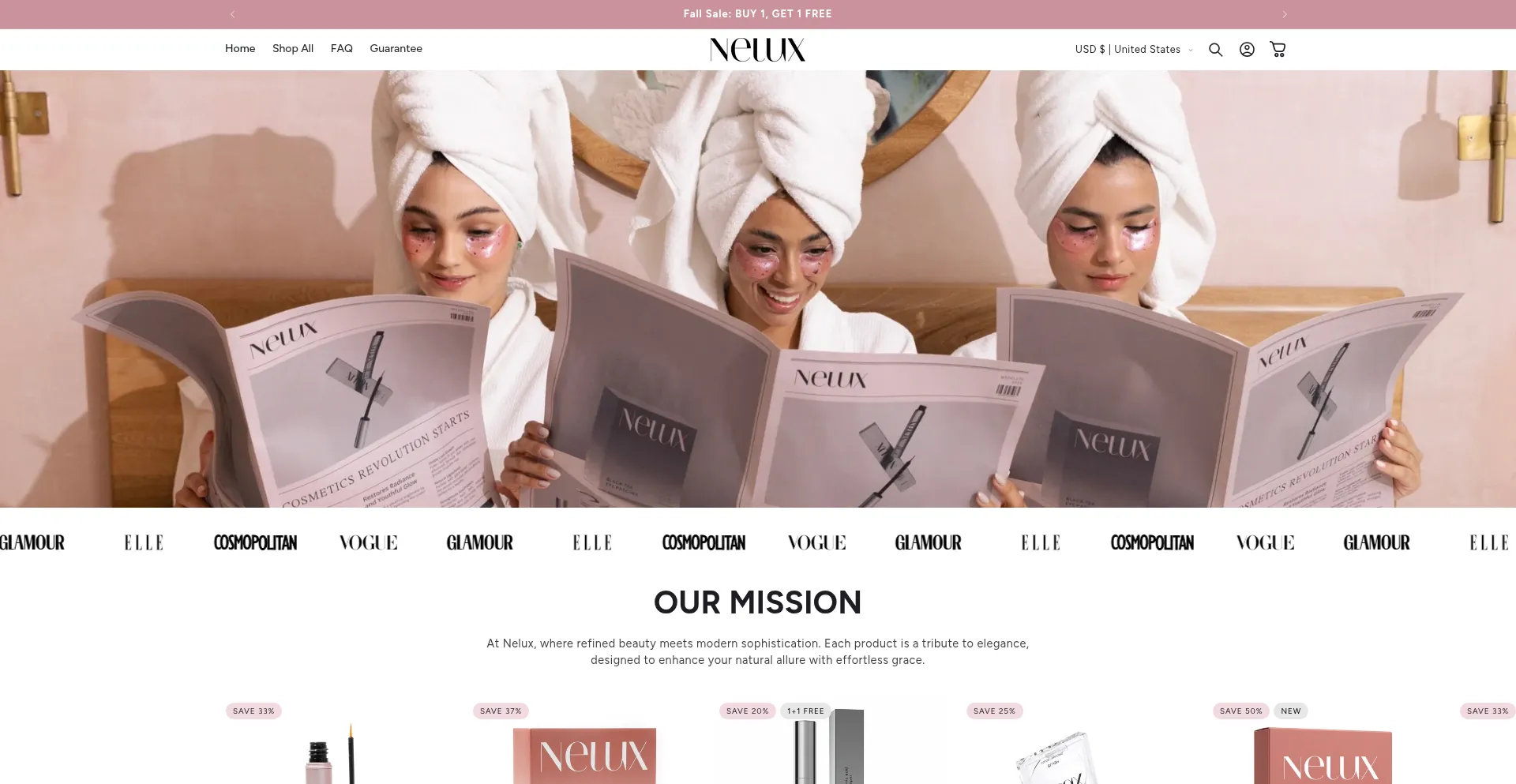 Neluxcosmetics.com