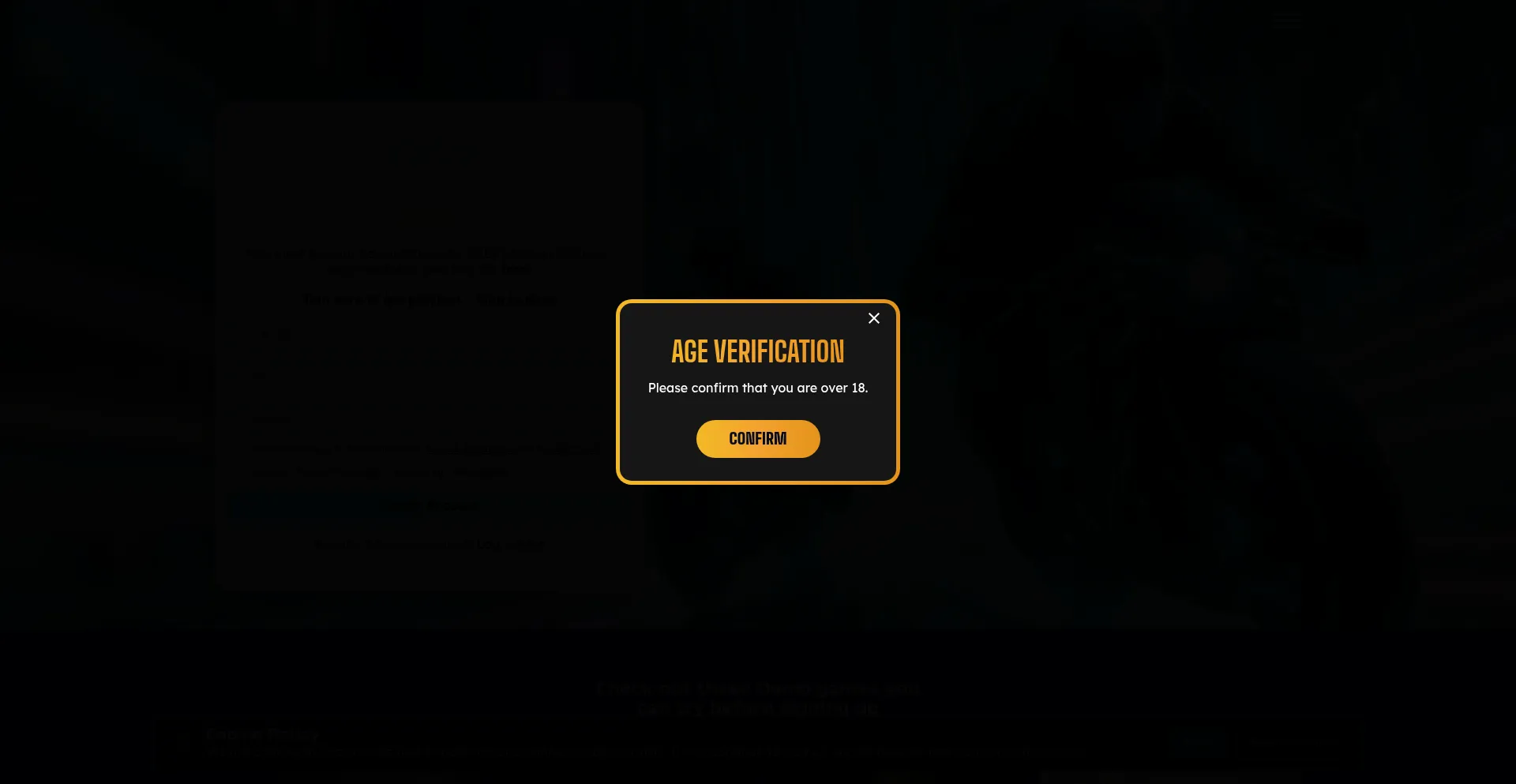 Website screenshot of Neonrushfun.org