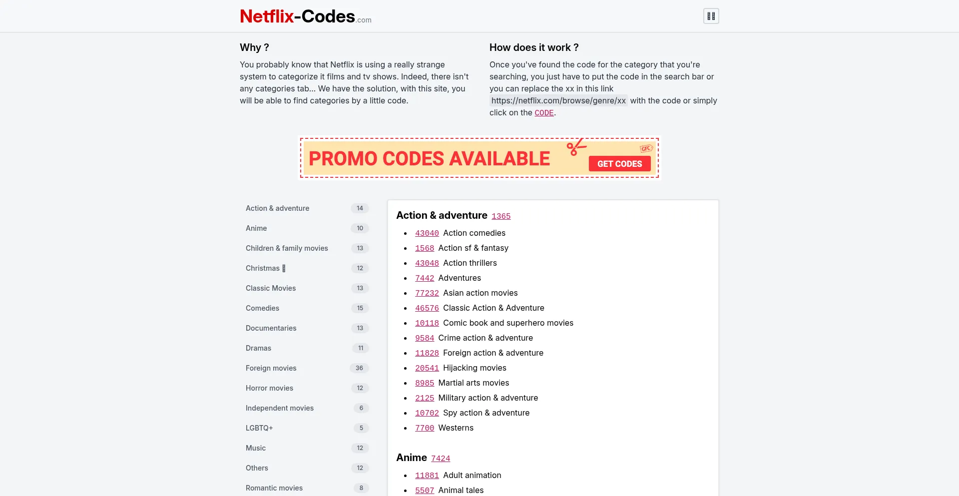 Netflix-codes.com