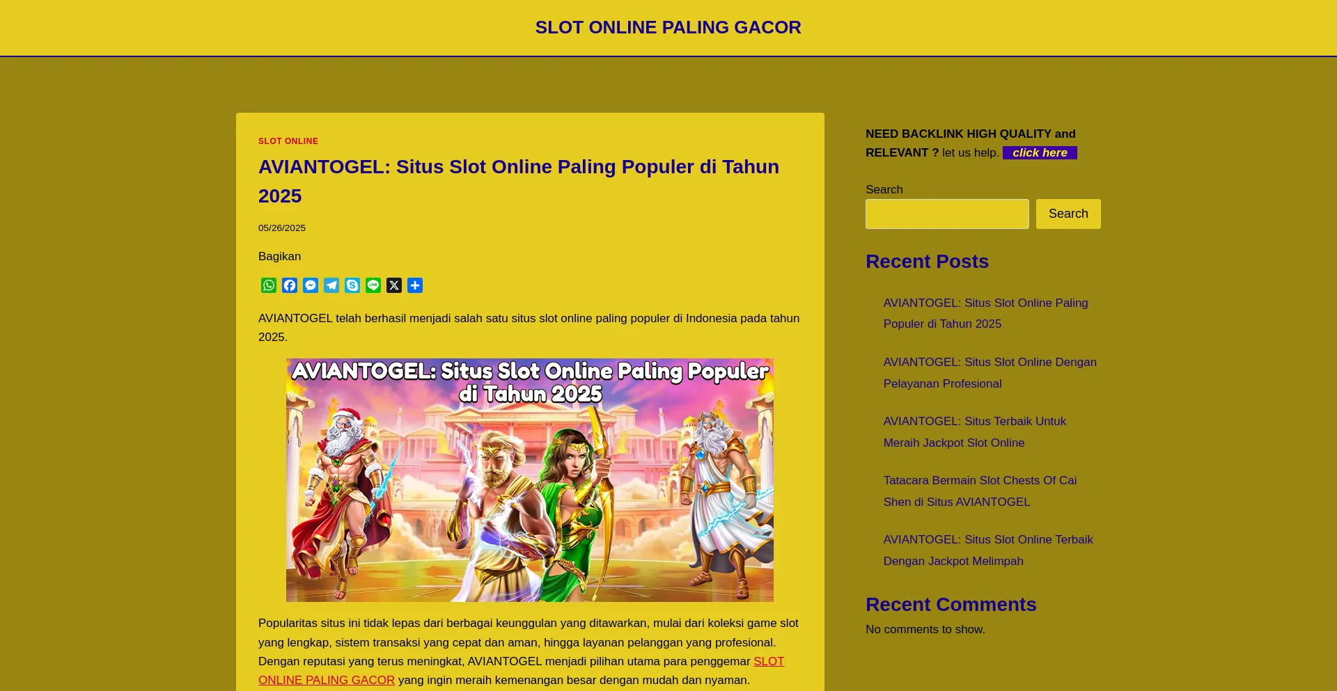 Website screenshot of New2025.id