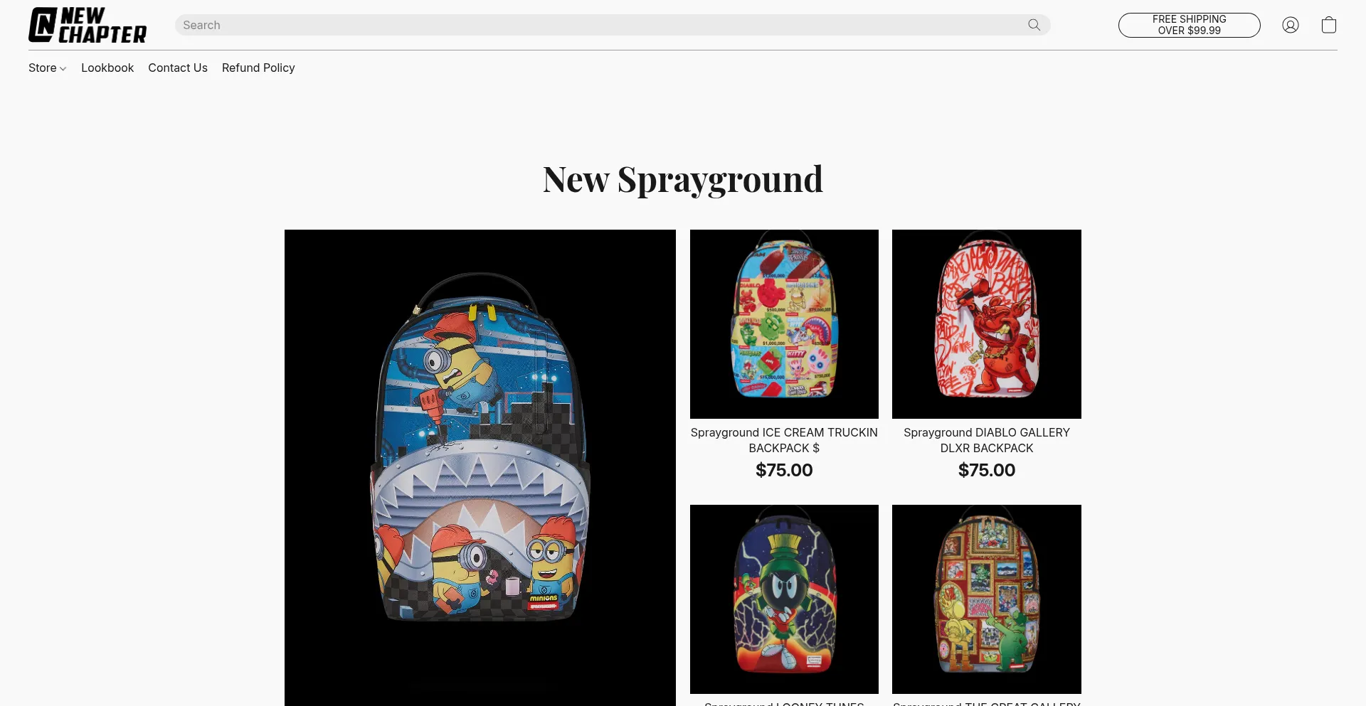 Website screenshot of Newchapterny.com