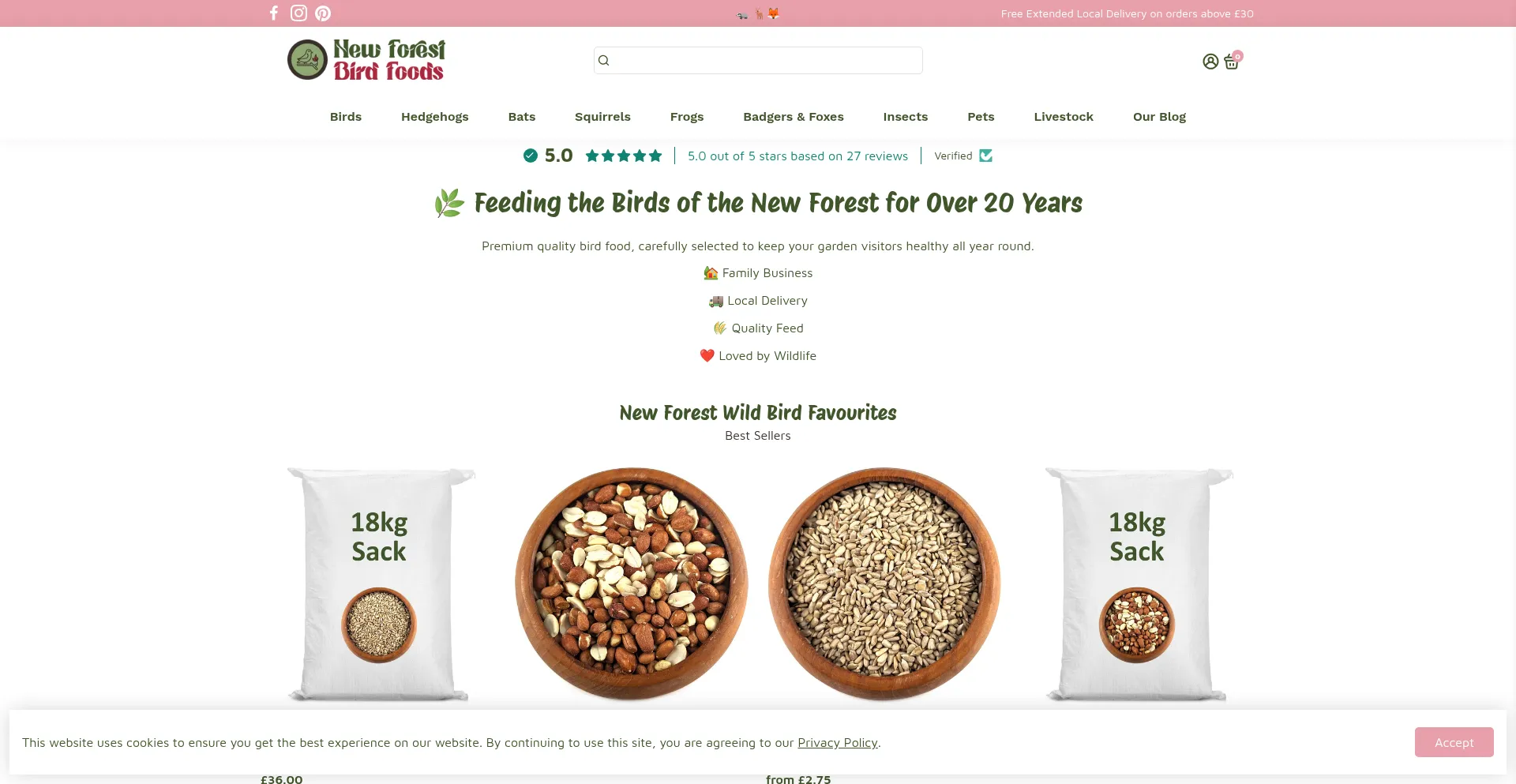 Newforestbirdfoods.co.uk