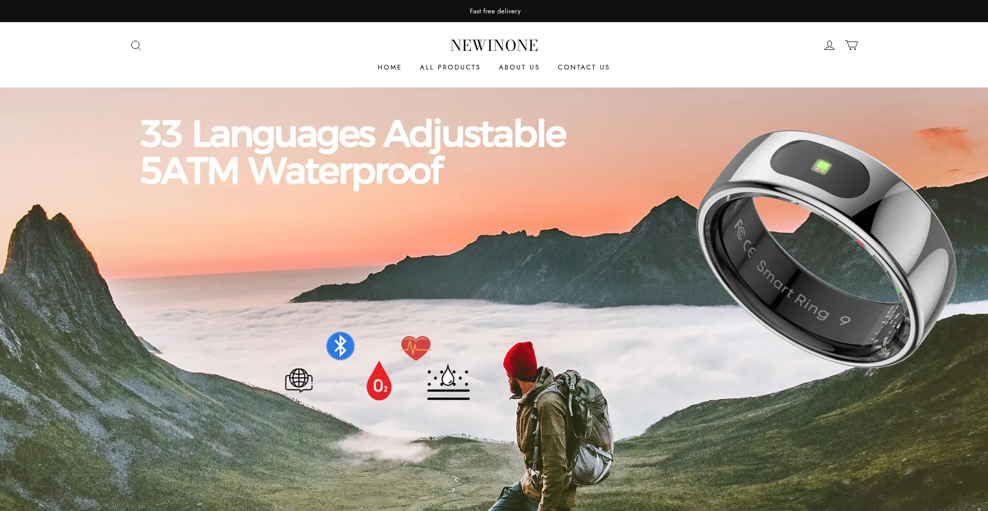 Website screenshot of Newinone.co.uk