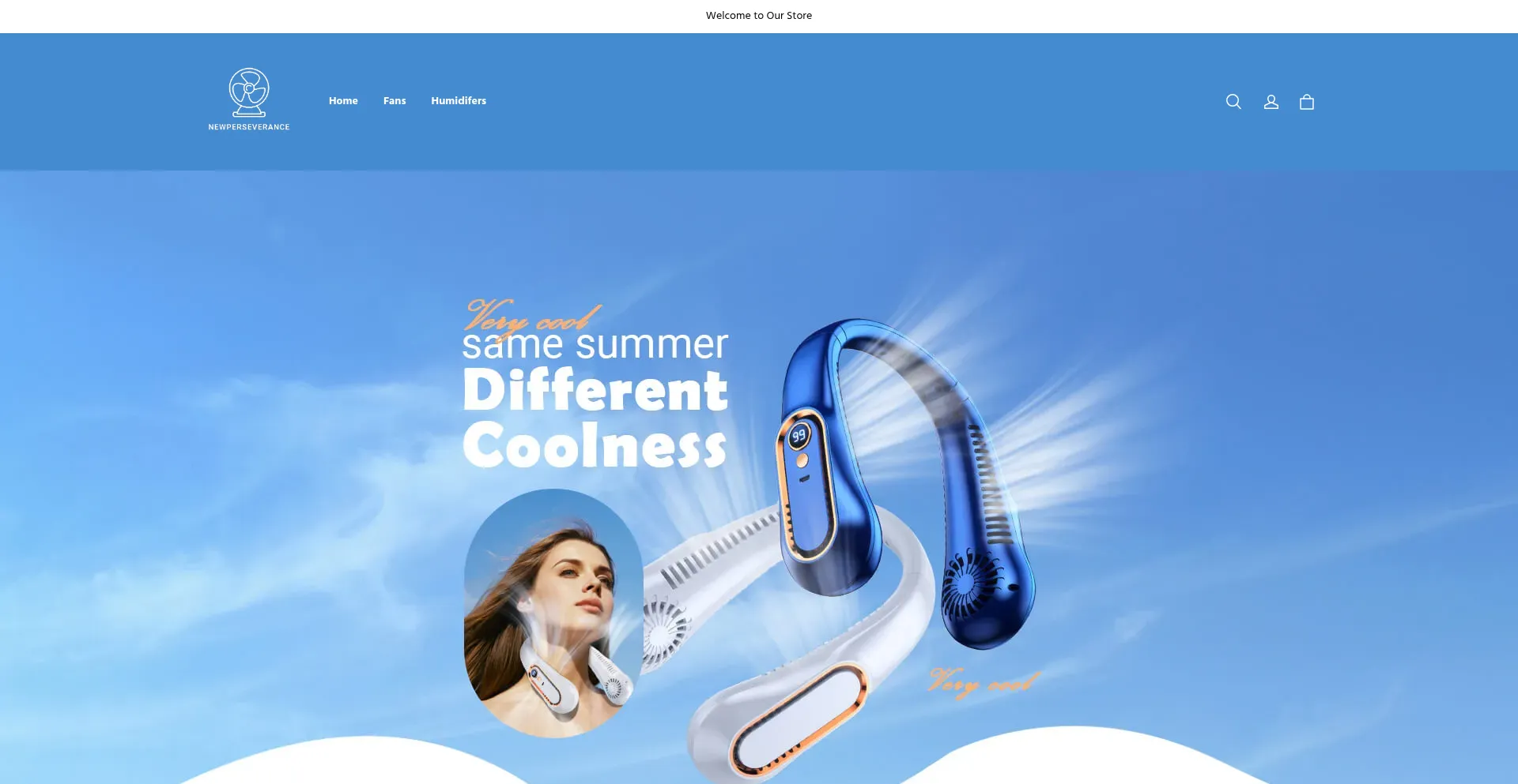 Website screenshot of Newperseverance.com