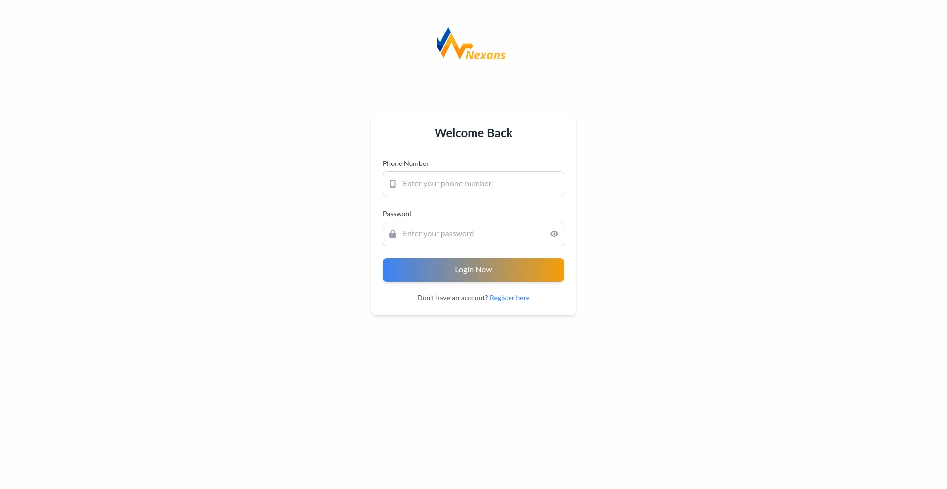 Website screenshot of Nexxams.site