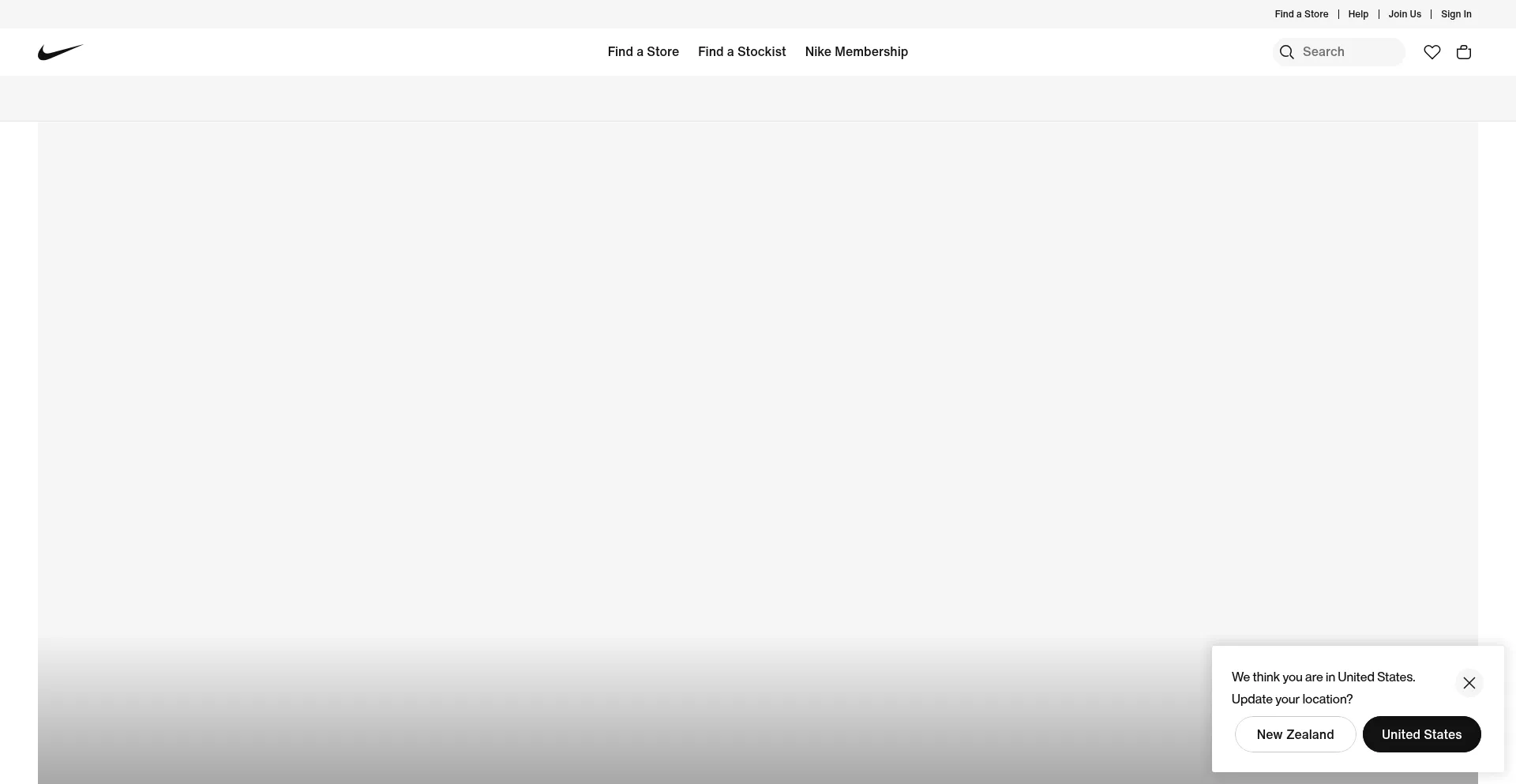 Website screenshot of Nikee.com