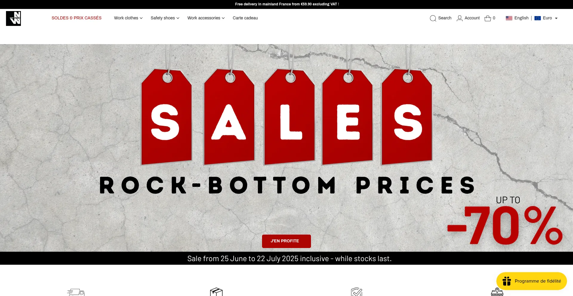 Website screenshot of Nine-worths.com