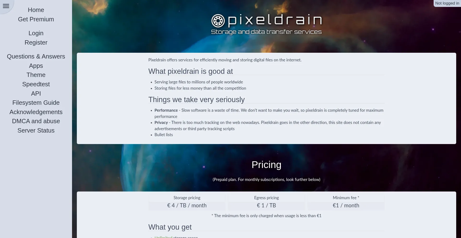 Website screenshot of Nippybox.com