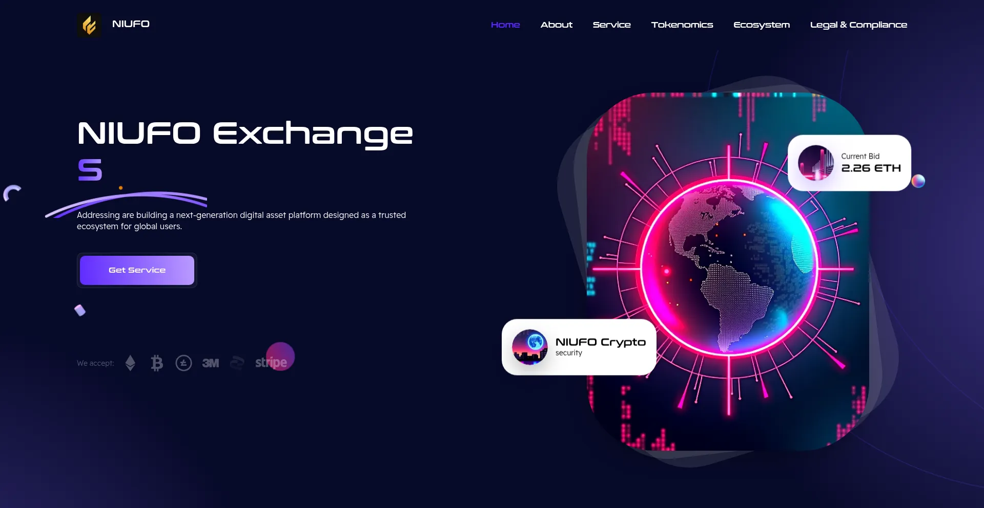 Website screenshot of Niufo.com