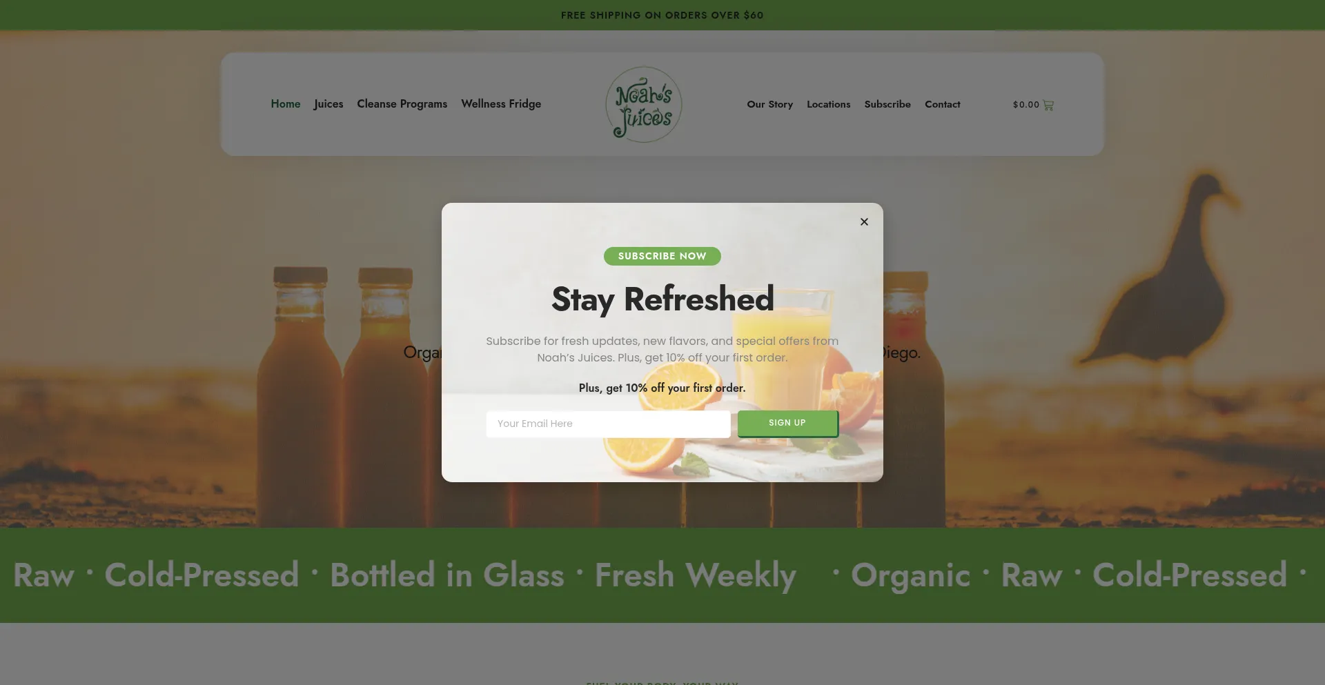 Noahsjuices.us