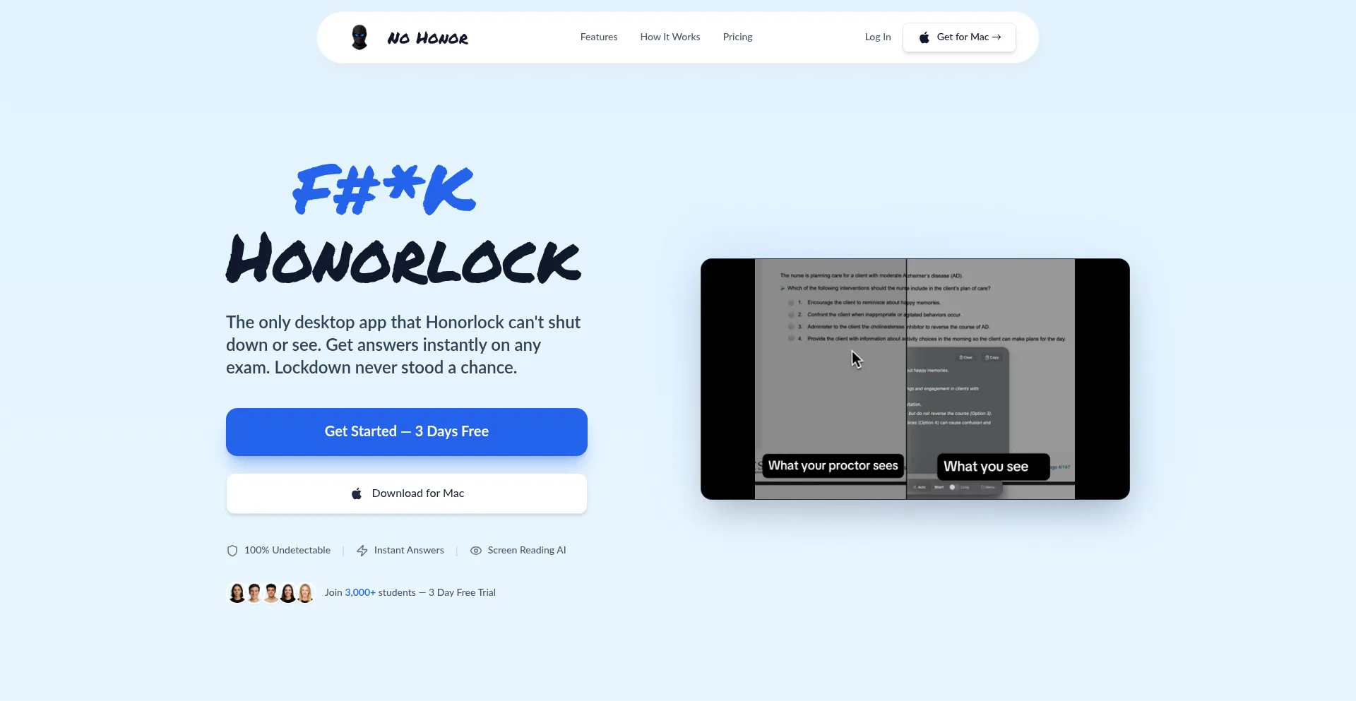 Nohonorlock.com