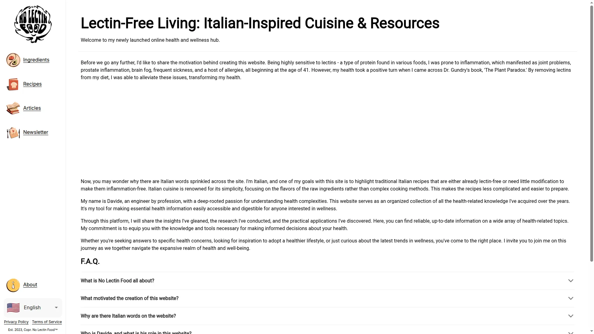 Nolectinfood.com