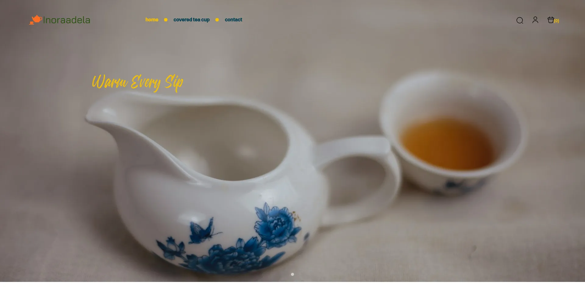 Website screenshot of Noraadela.com