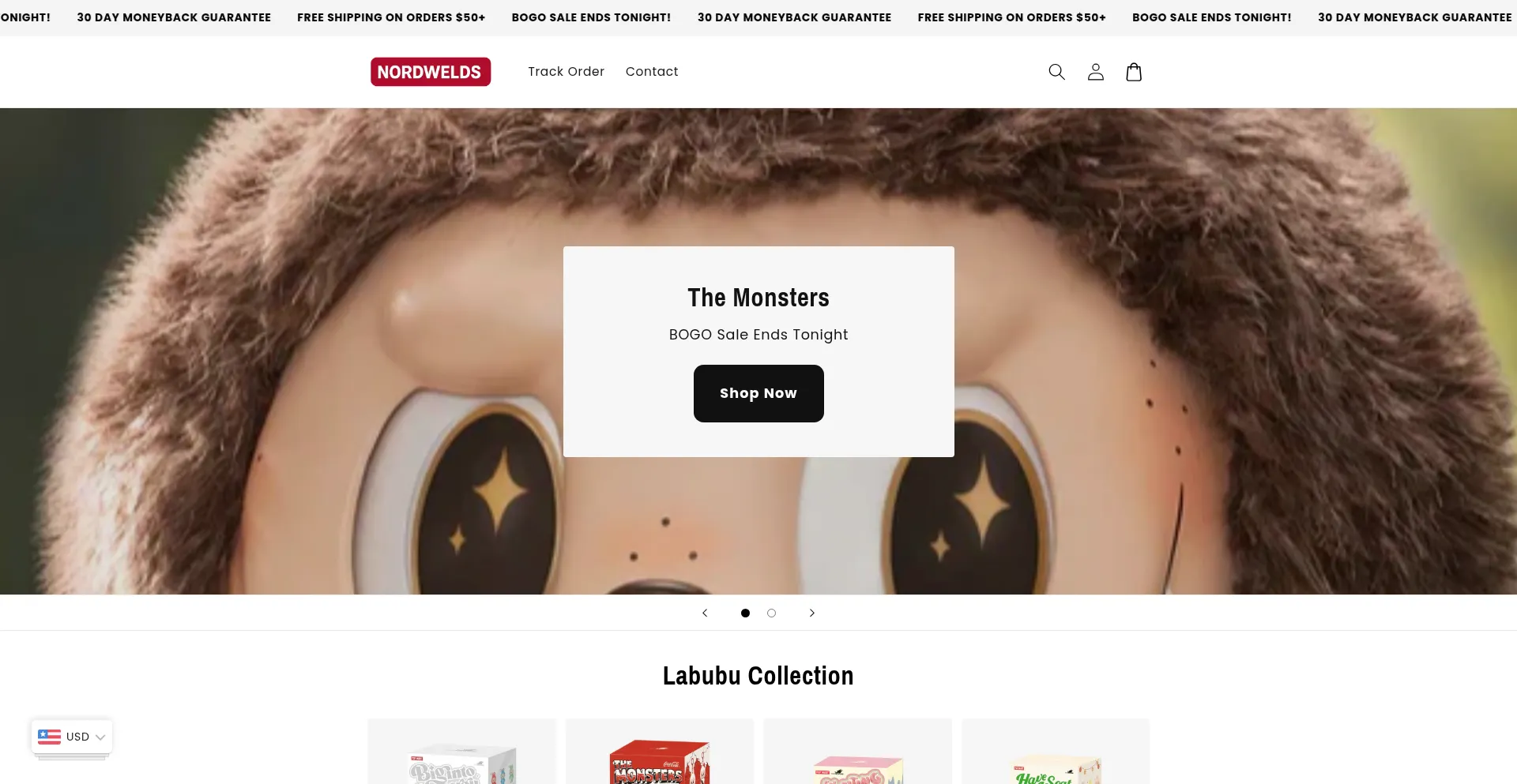 Website screenshot of Nordwelds.com