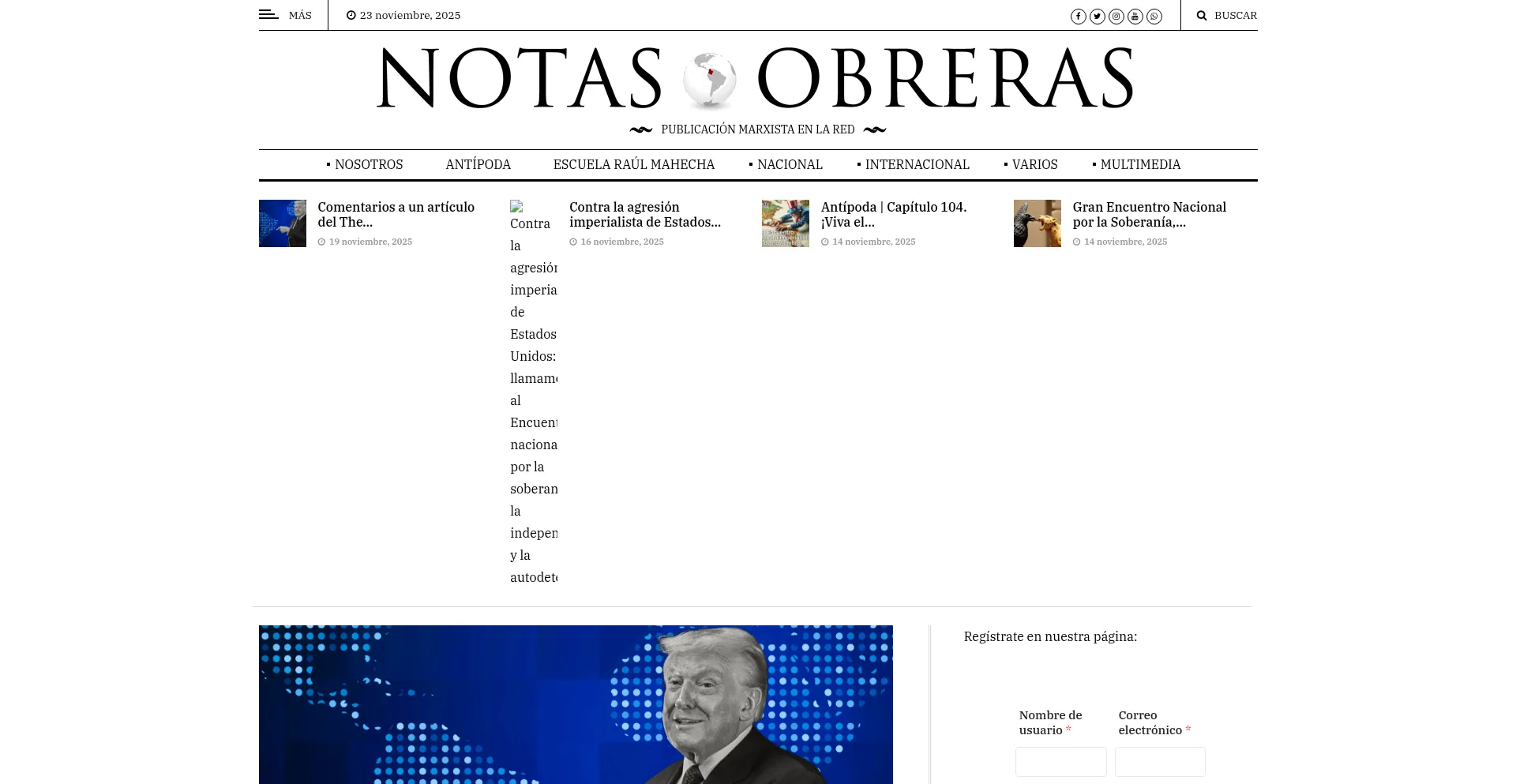 Notasobreras.net
