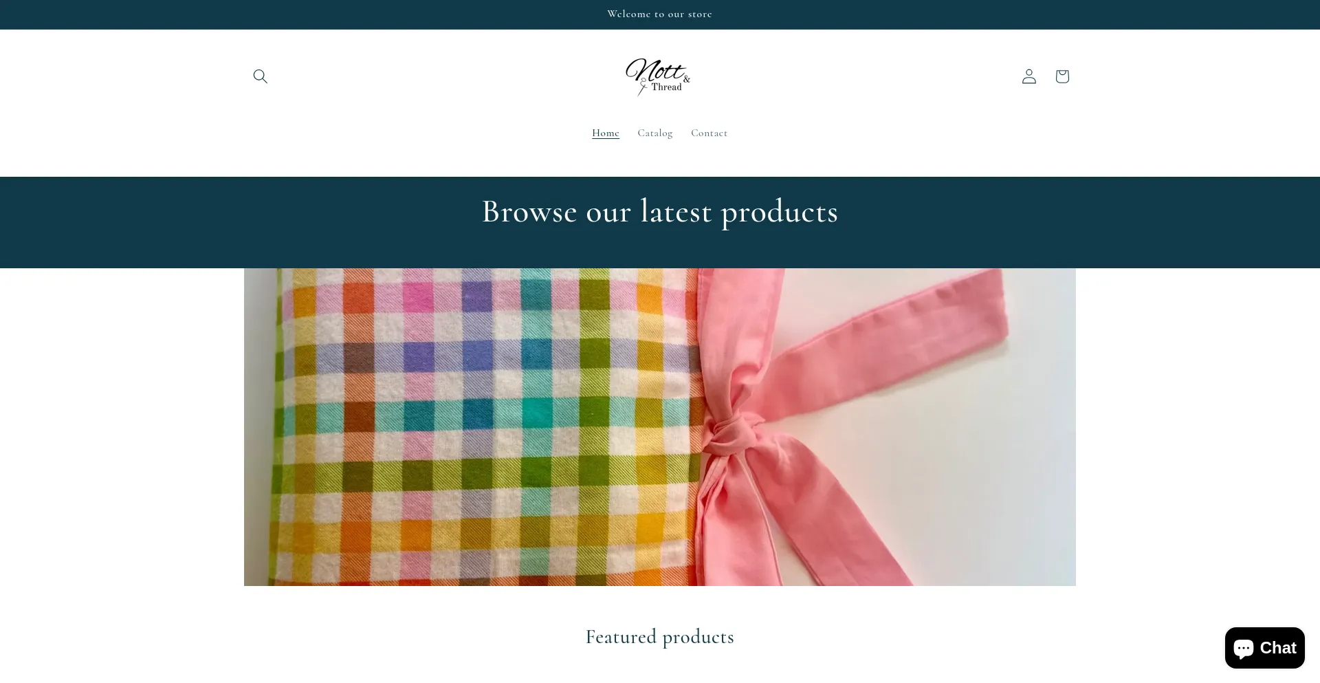 Website screenshot of Nottthread.com