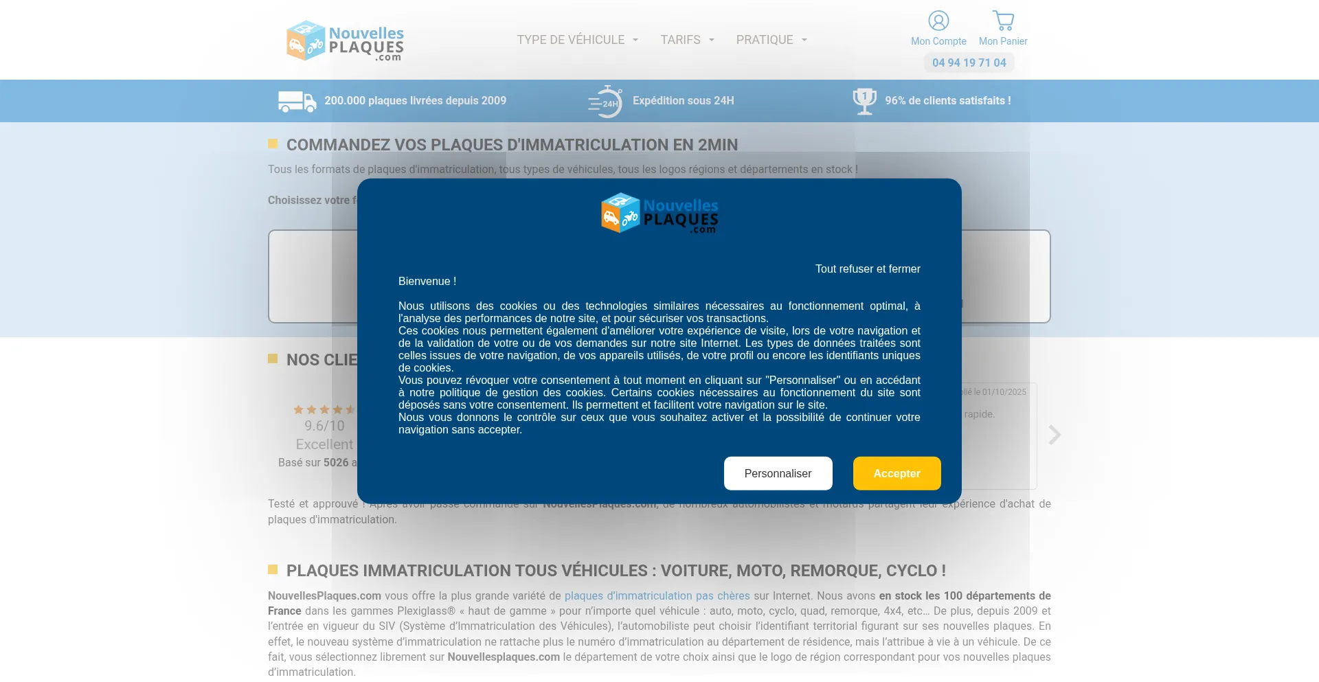 Nouvellesplaques.com