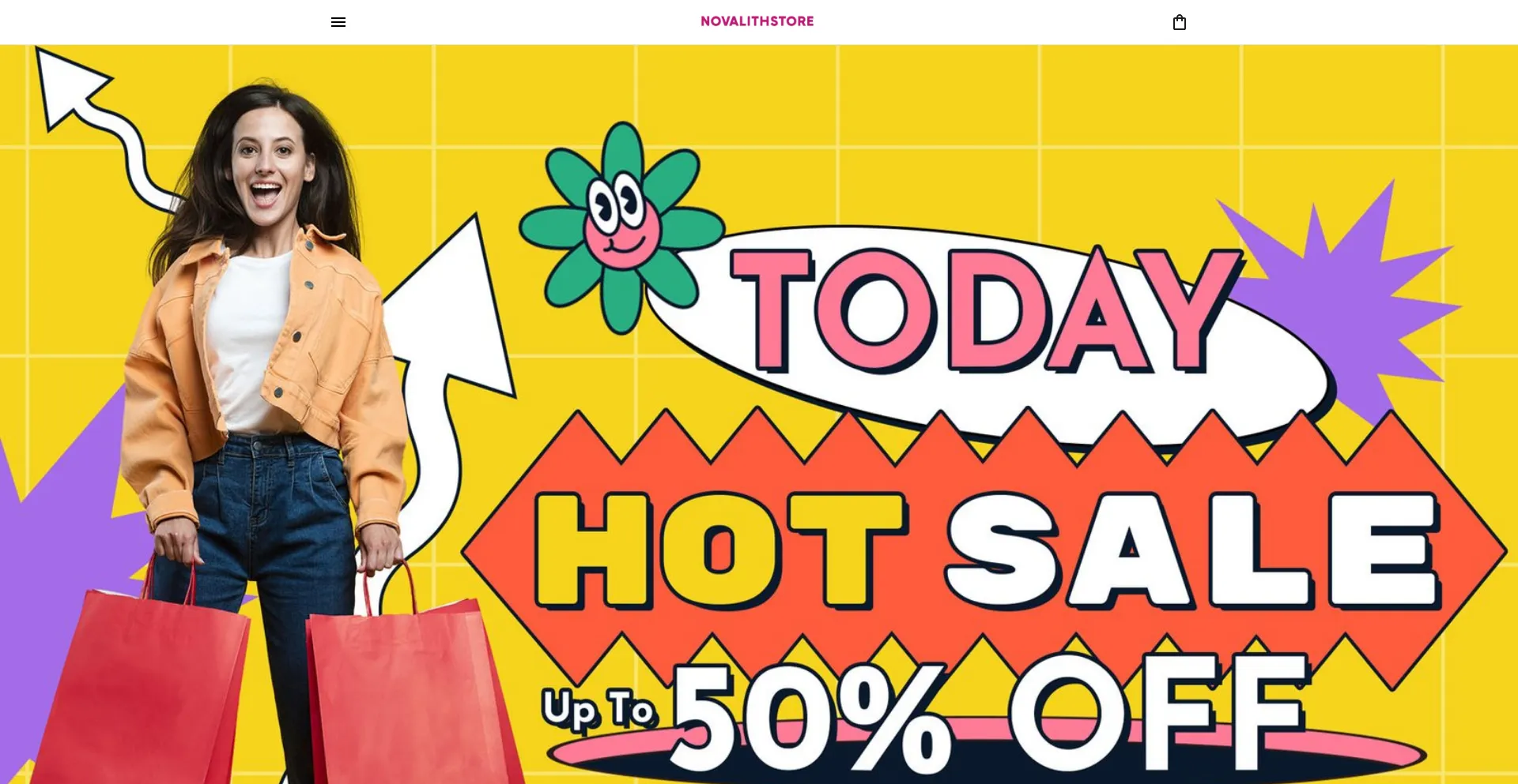 Website screenshot of Novalithstore.com