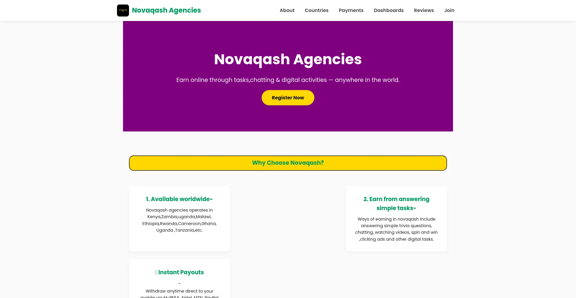 Novaqash.com