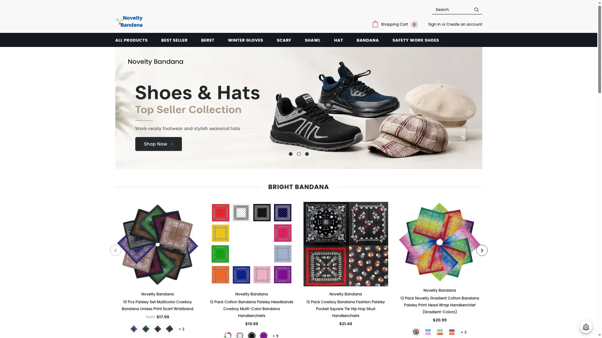 Noveltybandana.com