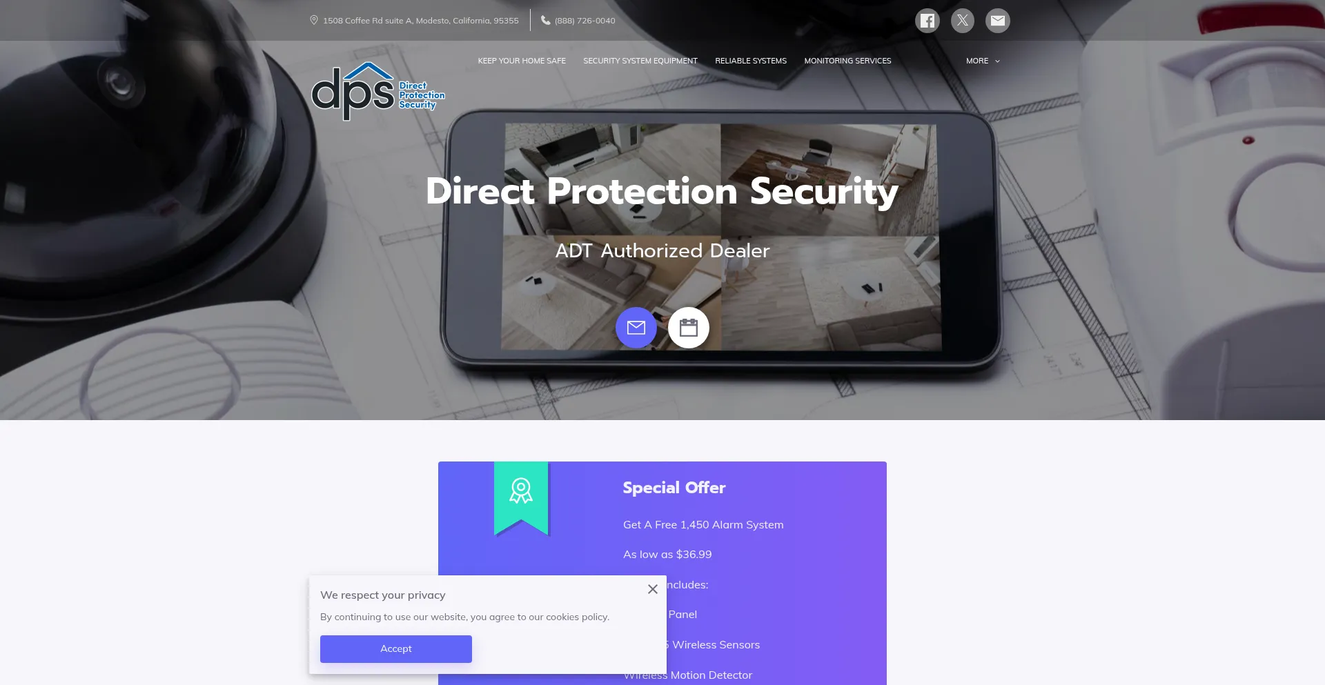 Website screenshot of Nowadt.com