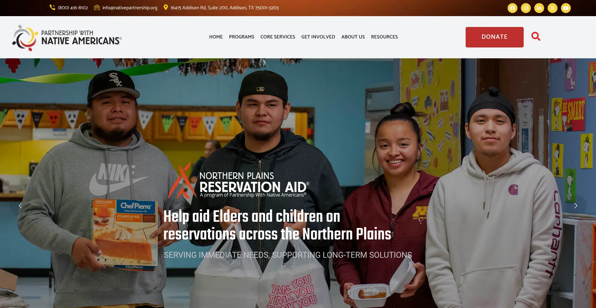 Website screenshot of Npraprogram.org