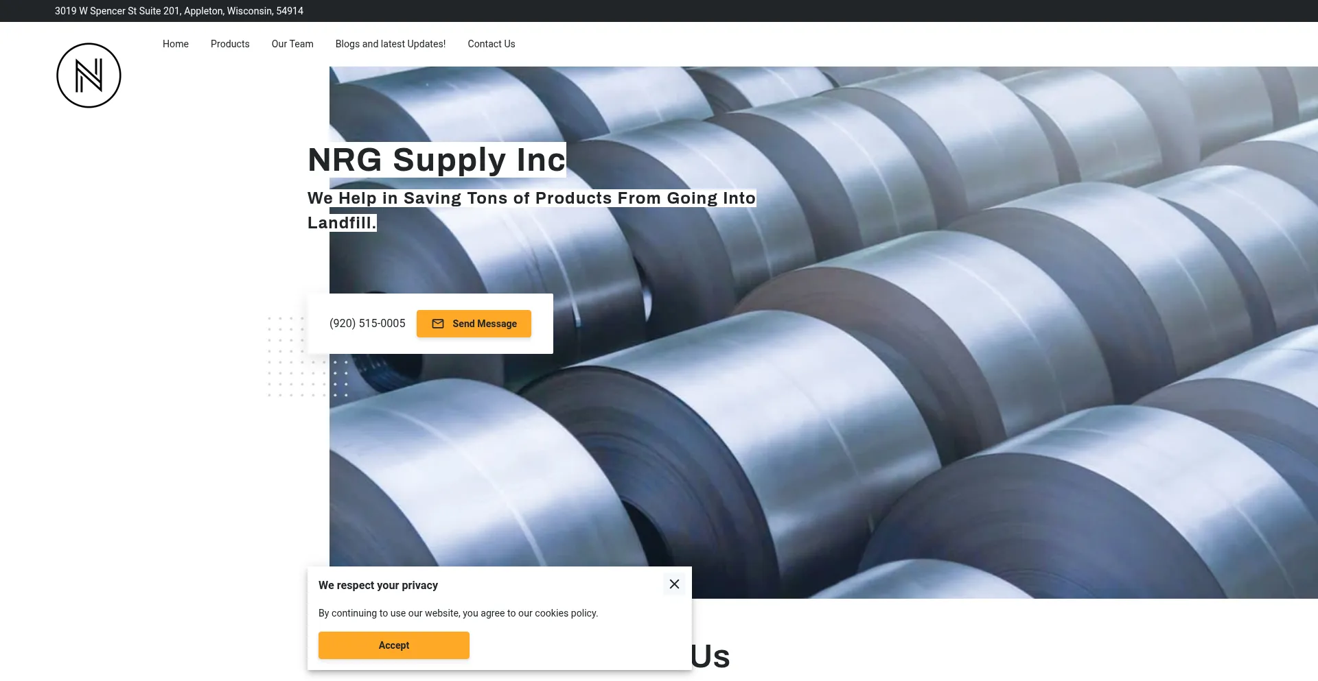 Nrg-supply-inc.ueniweb.com
