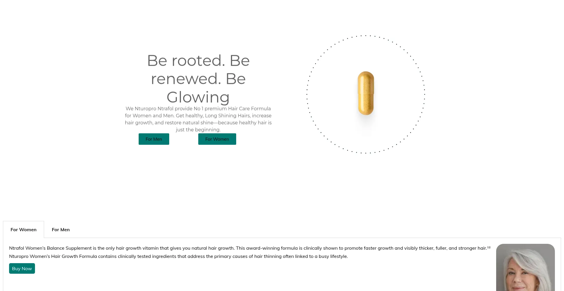 Website screenshot of Nturopro.com