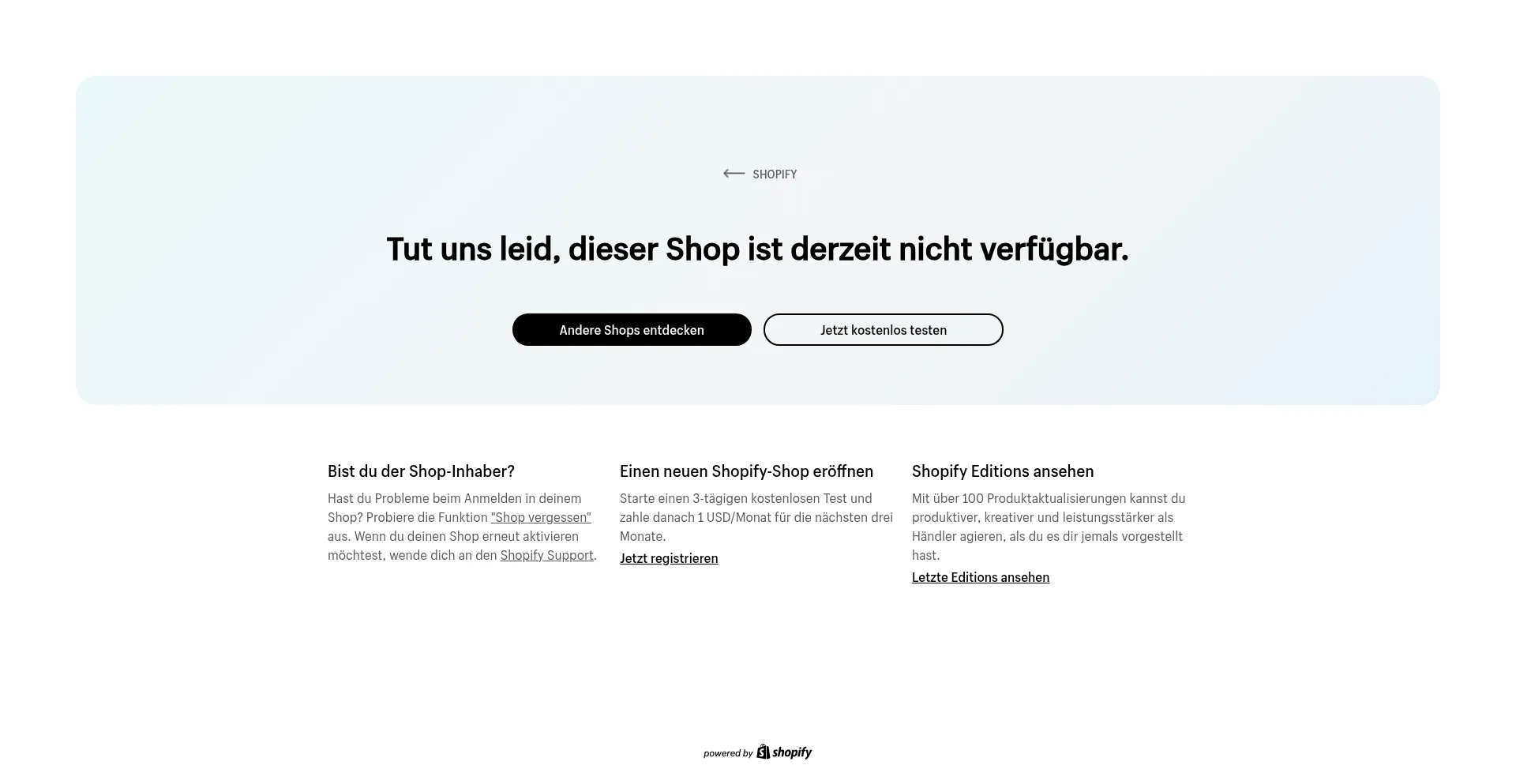 Website screenshot of Nuciancestore.com