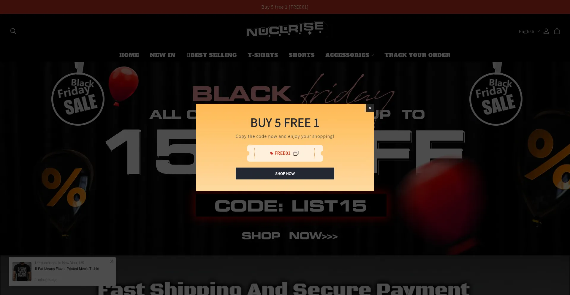 Website screenshot of Nuclrise.com