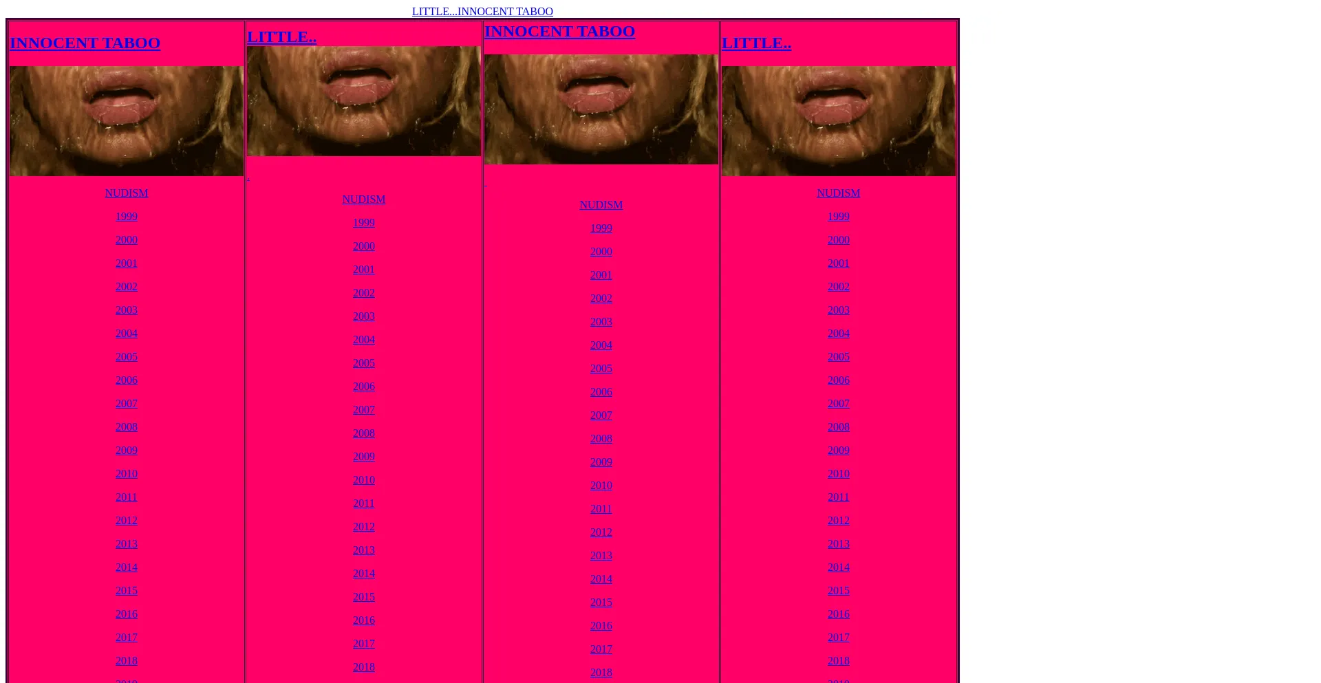 Website screenshot of Nude1.eu